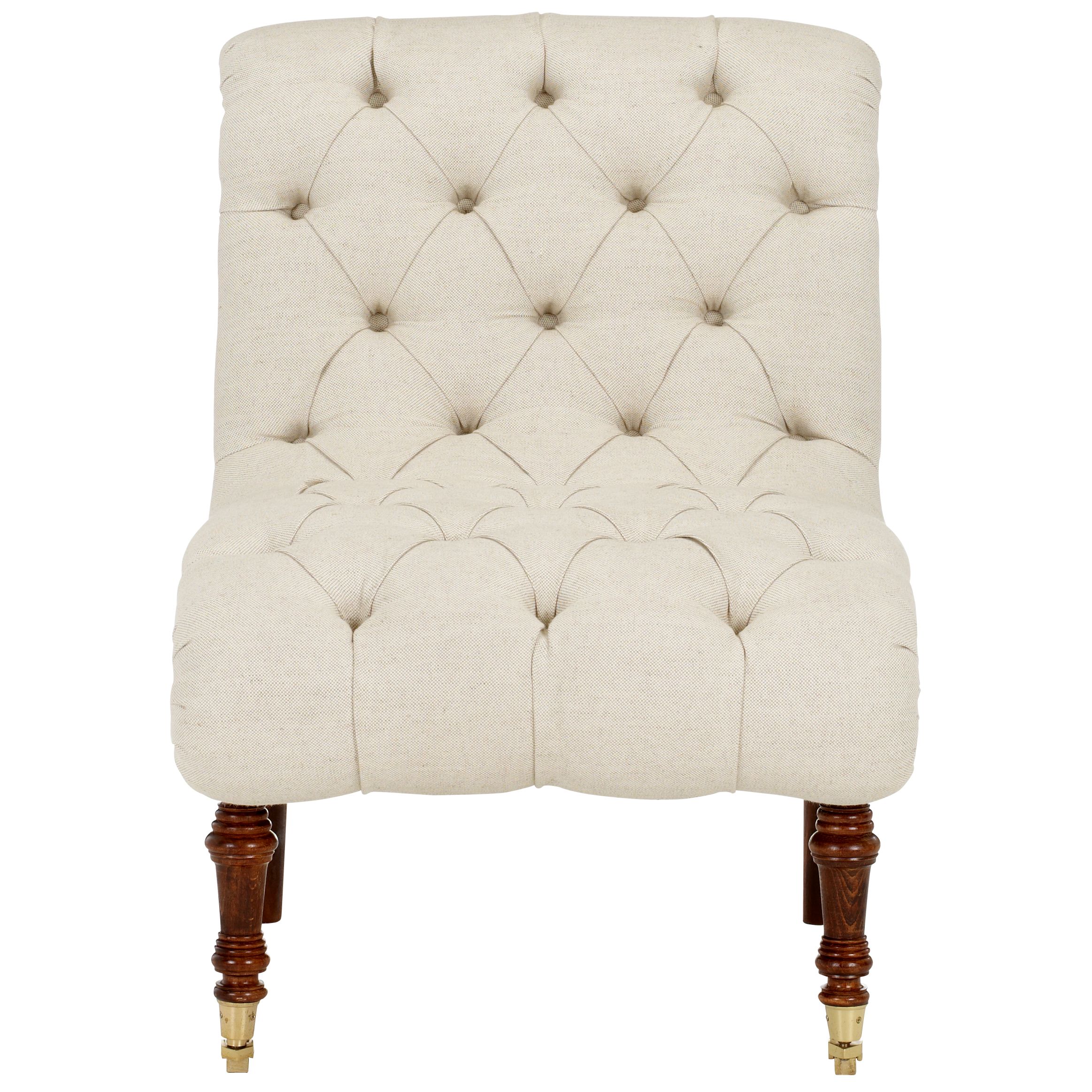 John Lewis Slipper Chair, Linen at John Lewis