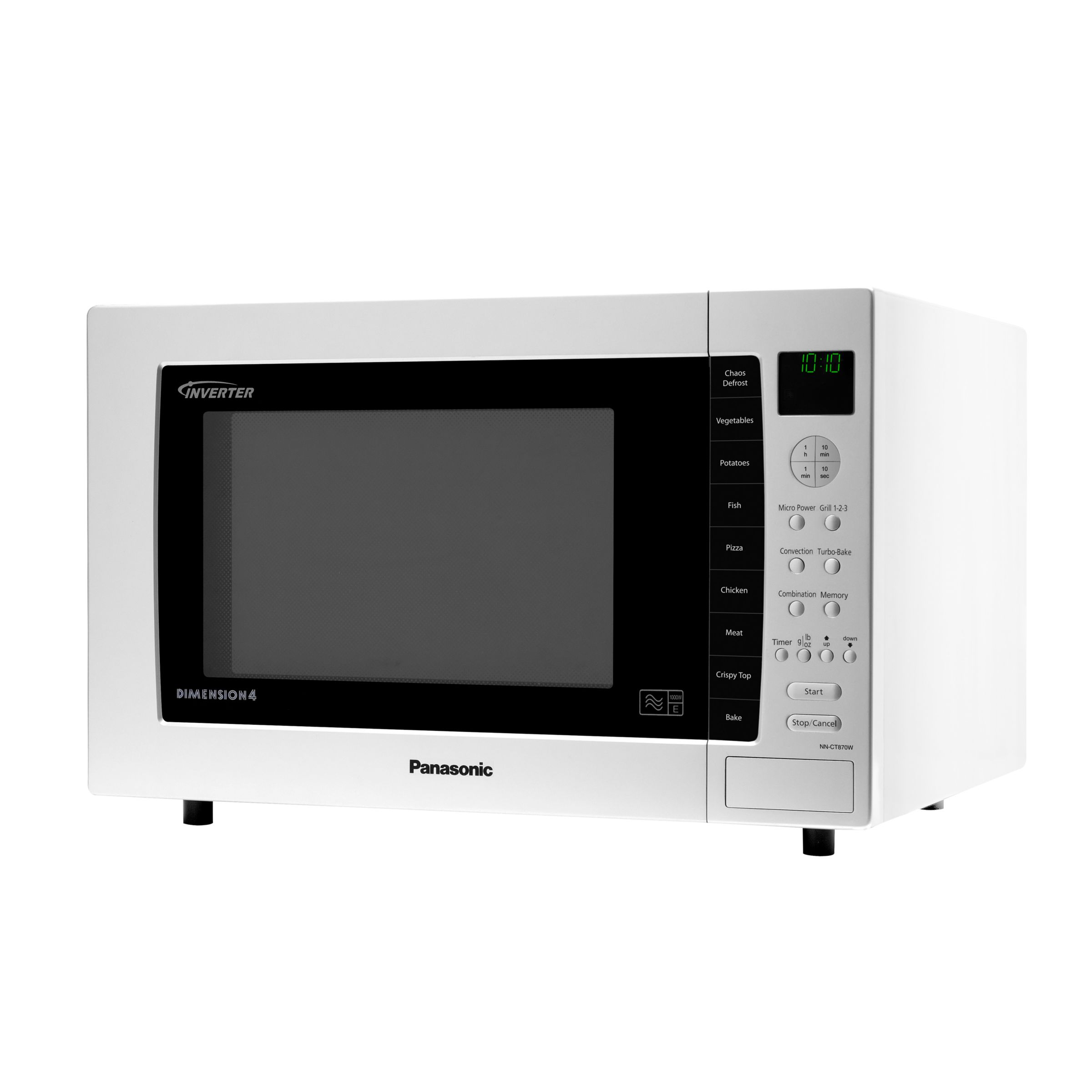 Panasonic NN-CT870WBPQ Combination Microwave Oven, White at John Lewis