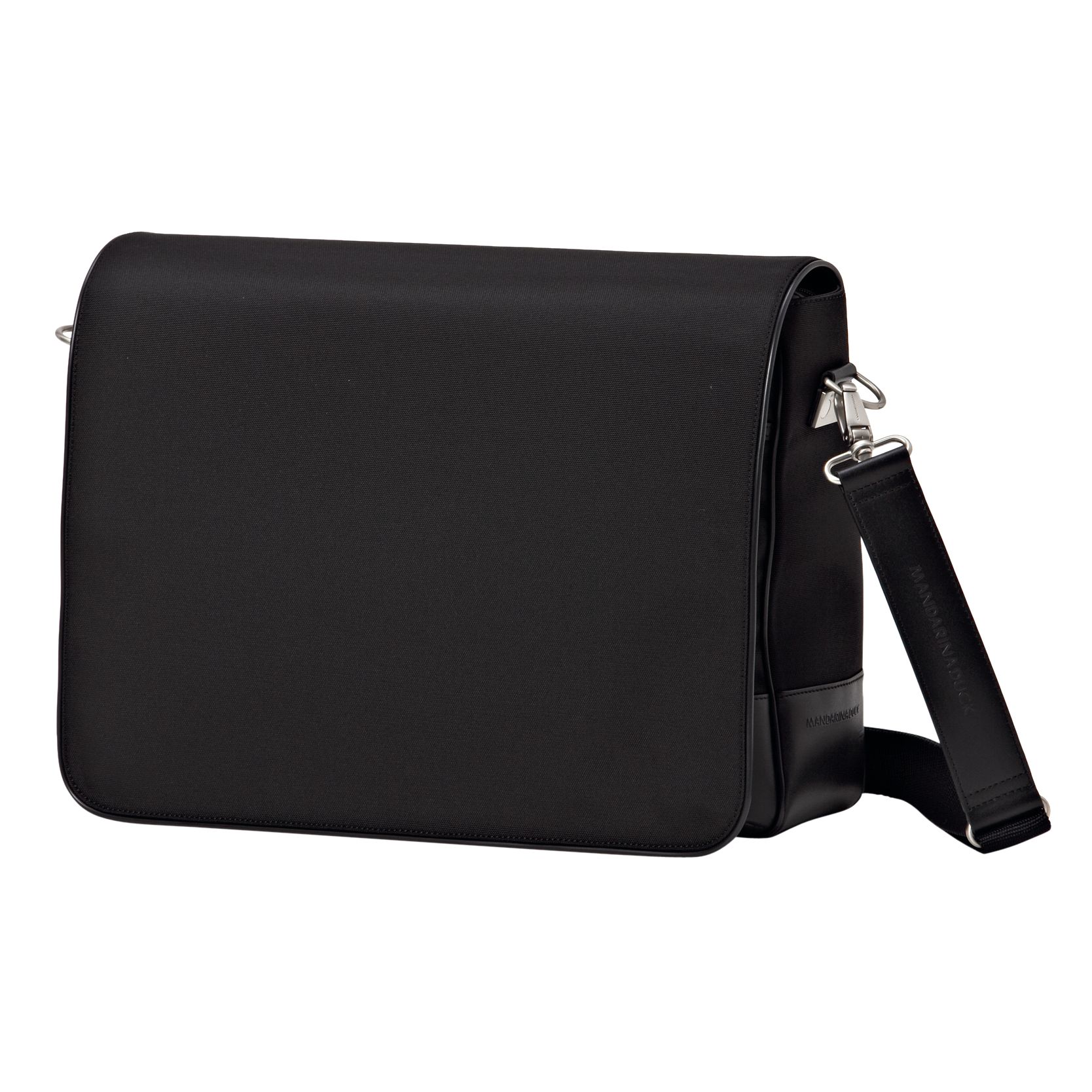 Mandarina Duck Grip Messenger Bag, Black at John Lewis