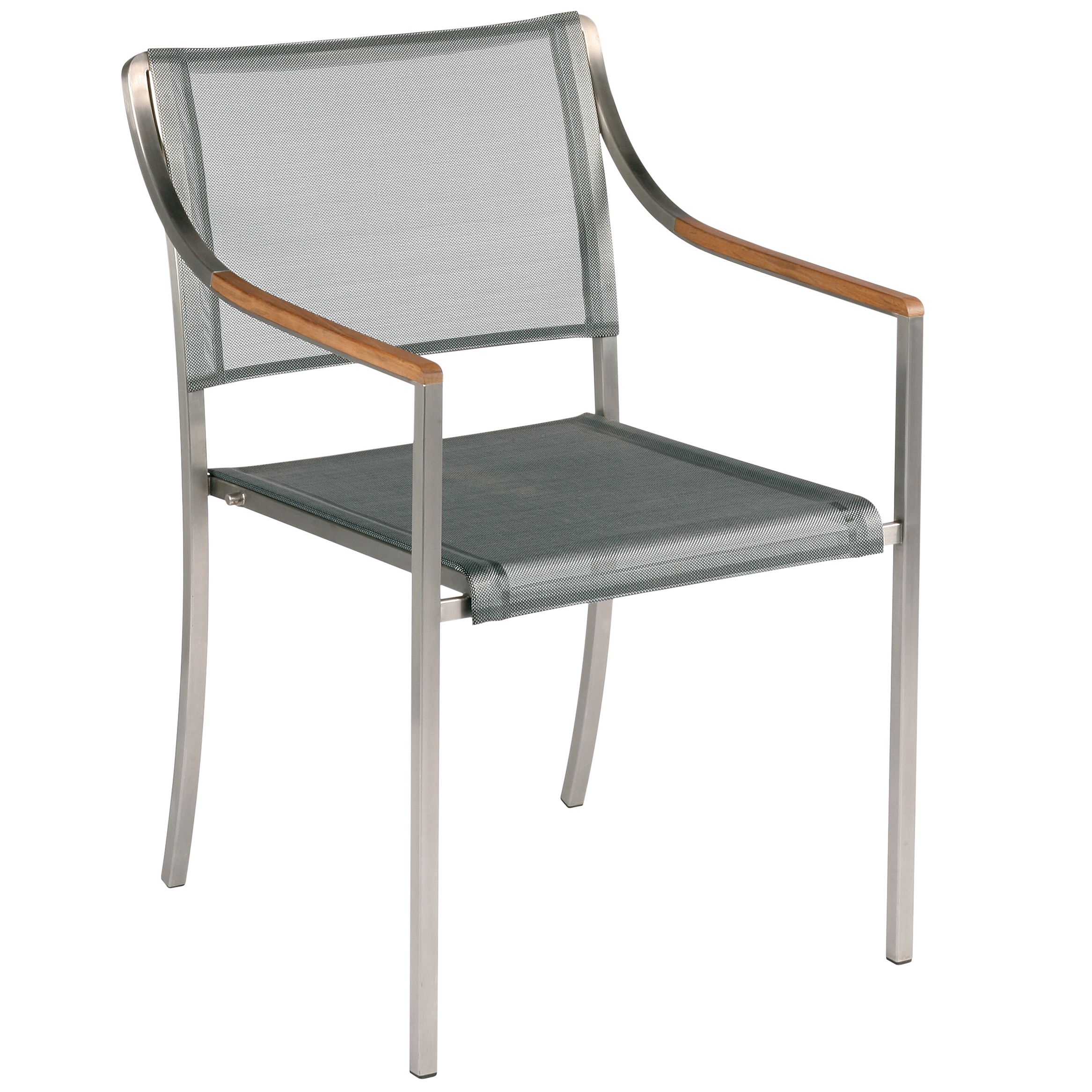 Barlow Tyrie Quattro Stacking Armchair, Platinum