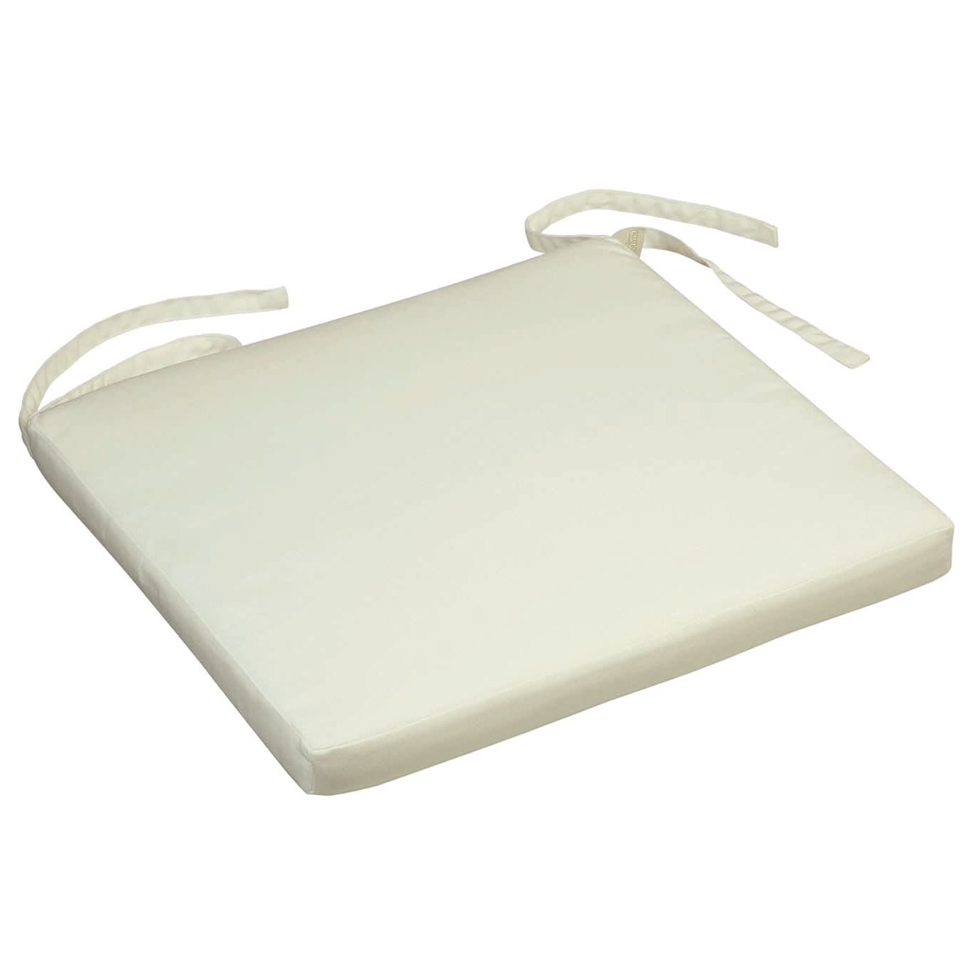 Barlow Tyrie Dining Chair Cushion, Large, White Sands