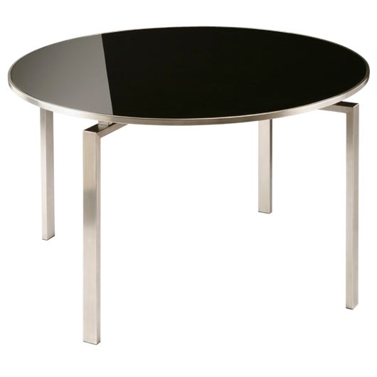 Mercury Round Dining Table, Charcoal