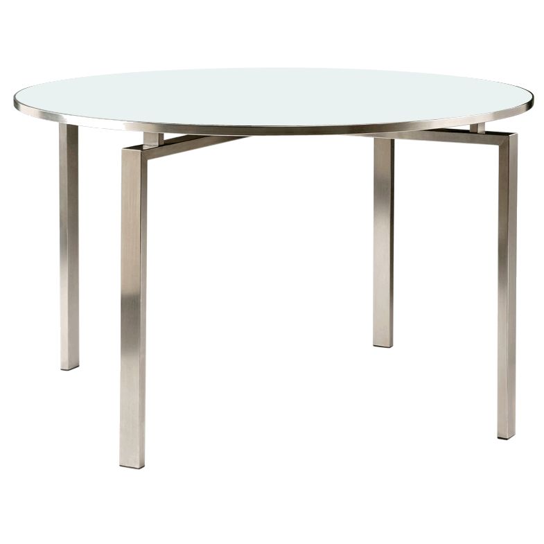 Barlow Tyrie Mercury Round Dining Table, Sea Ice at John Lewis