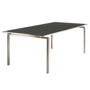 Barlow Tyrie Mercury Rectangular Dining Table Charcoal
