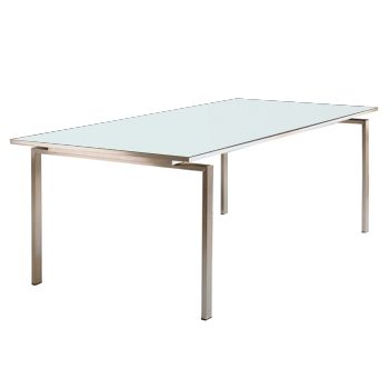 Barlow Tyrie Mercury Rectangular Dining Table, Sea Ice at John Lewis