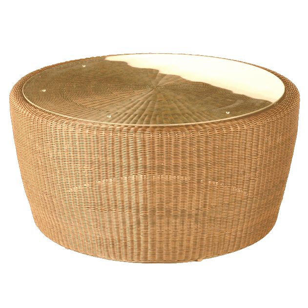 Barlow Tyrie Dune Conversation Table, Straw at John Lewis