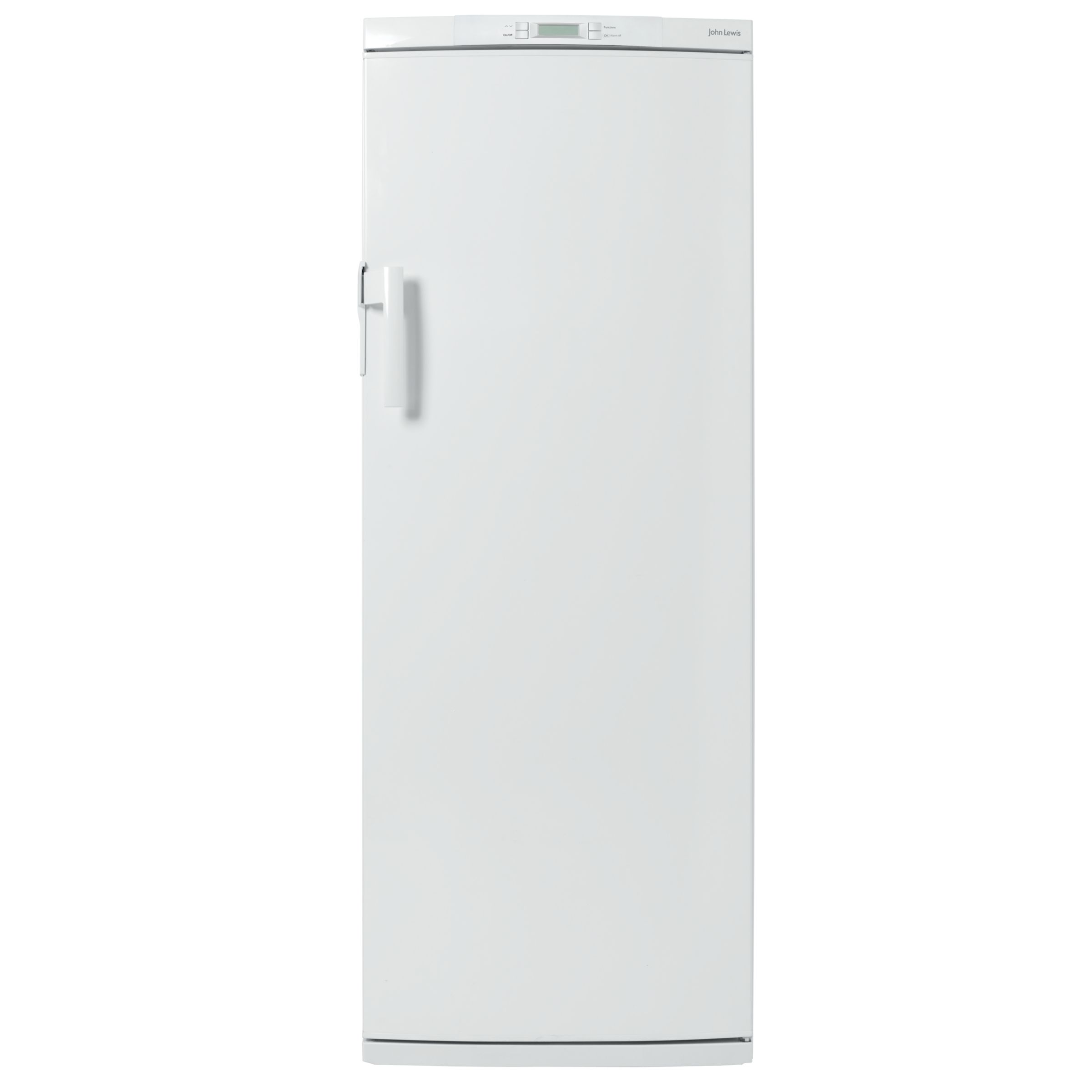 John Lewis JLFZW1601 Tall Freezer, White at John Lewis