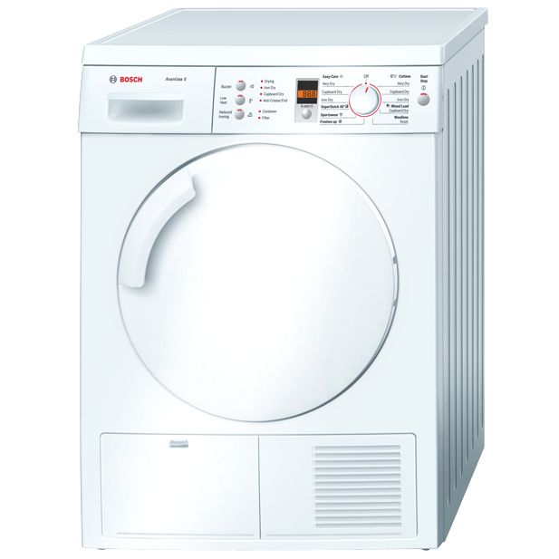 Bosch Avantixx WTE84306GB Sensor Condenser Tumble Dryer, White at John Lewis