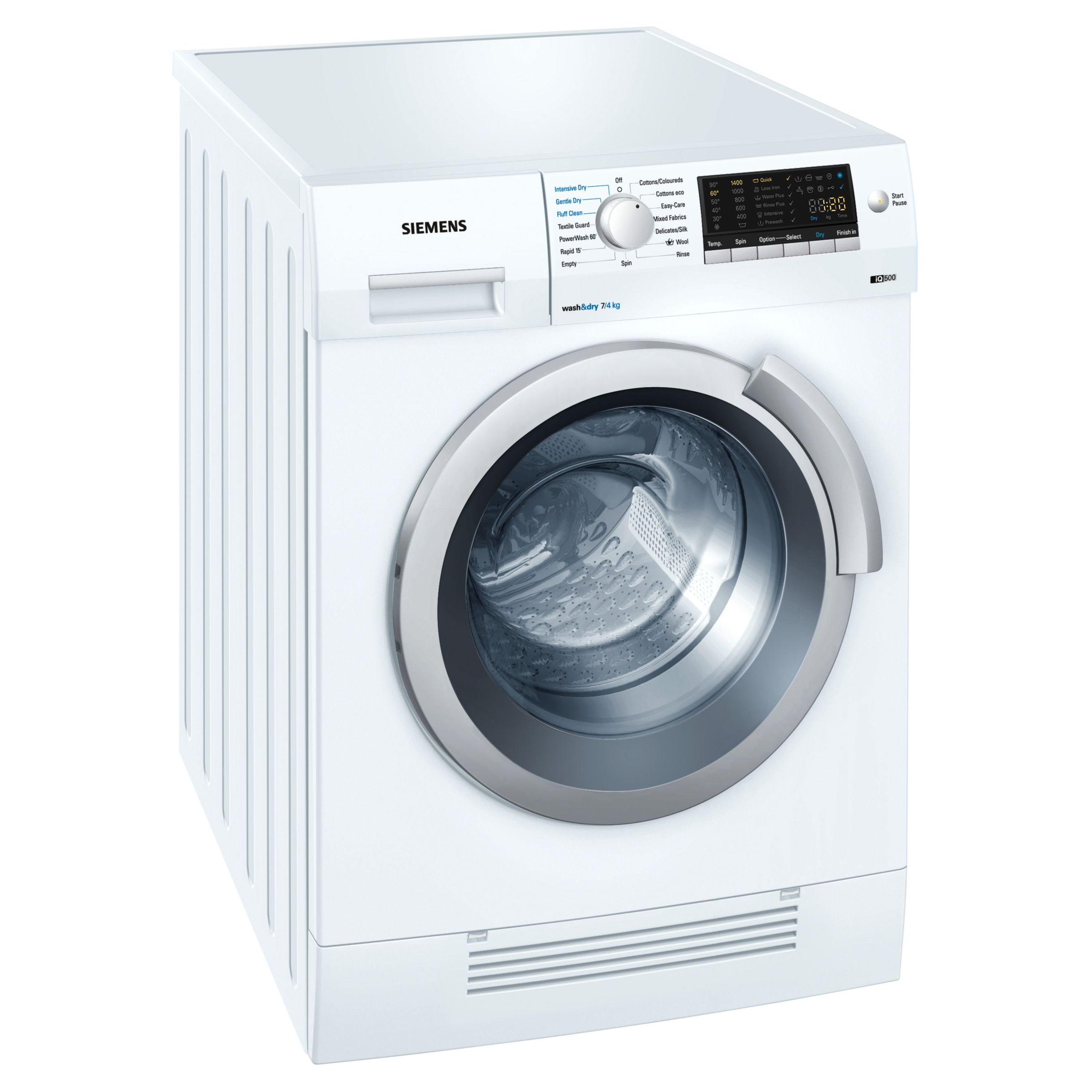 Siemens WD14H420GB Washer Dryer, White at John Lewis