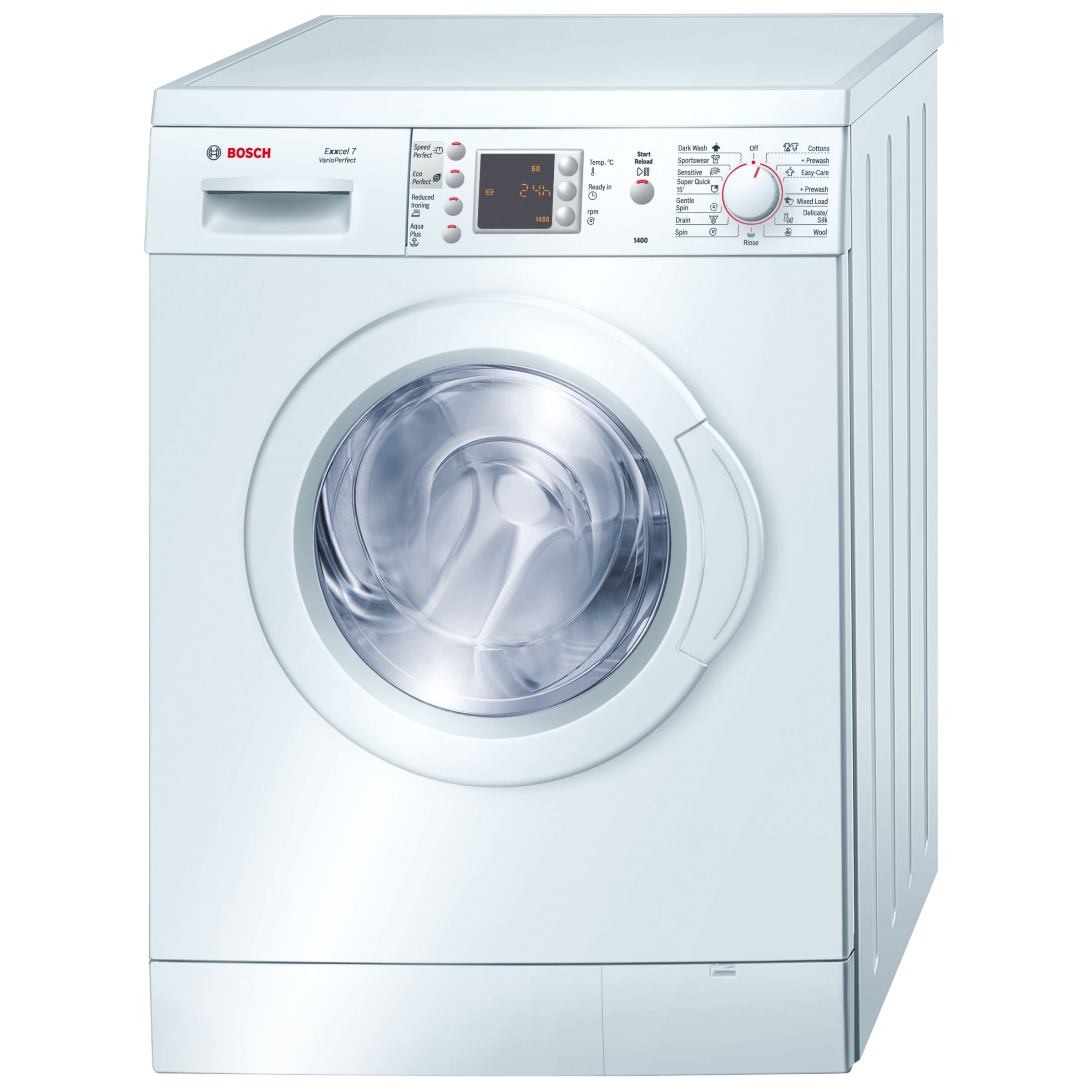 Bosch Exxcel WAE28469UK Washing Machine, White at John Lewis