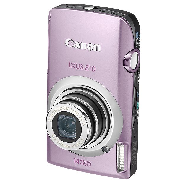 Canon IXUS 210IS Digital Camera, Pink at John Lewis