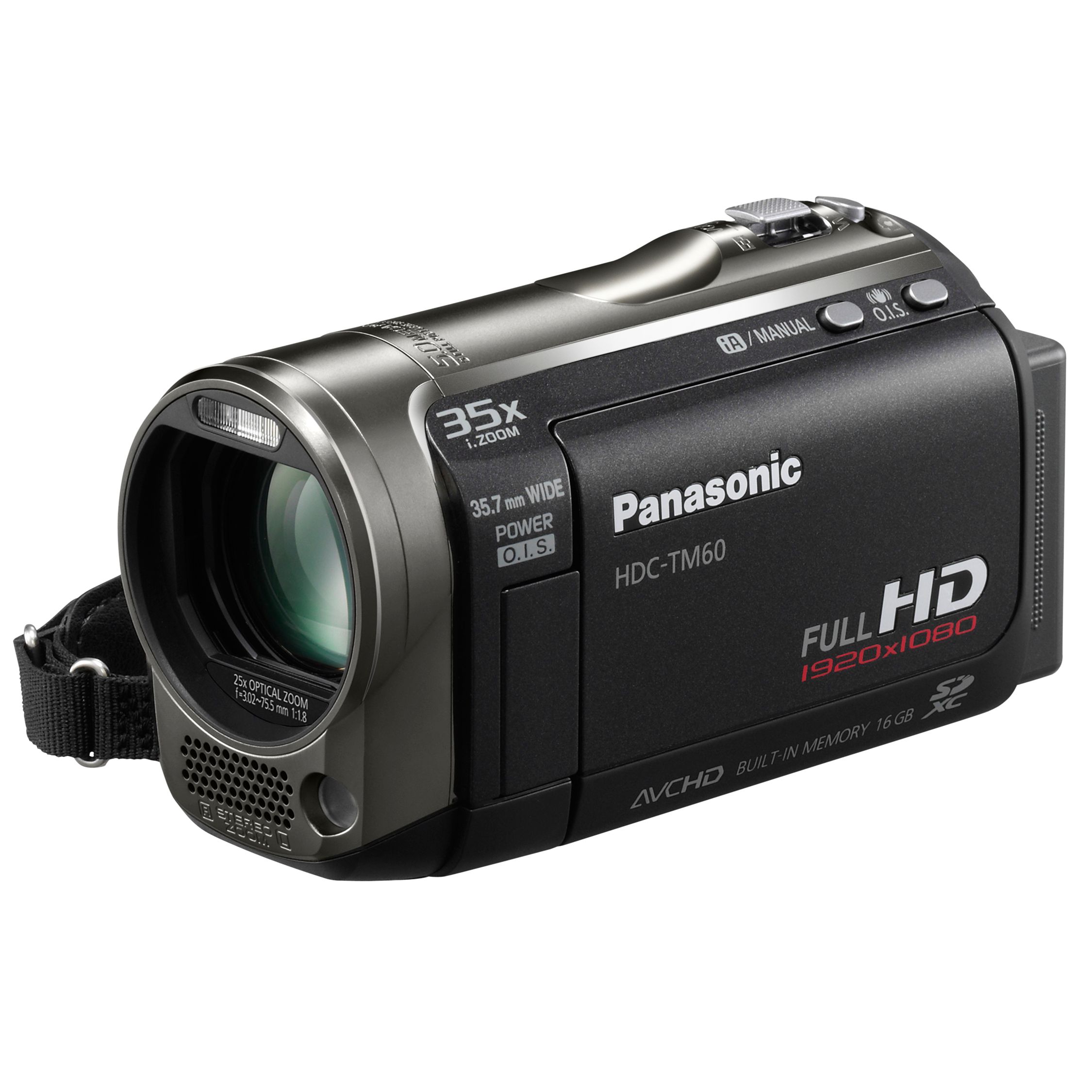 Panasonic HDC-TM60EB-K 16GB Flash Drive SD Camcorder at John Lewis