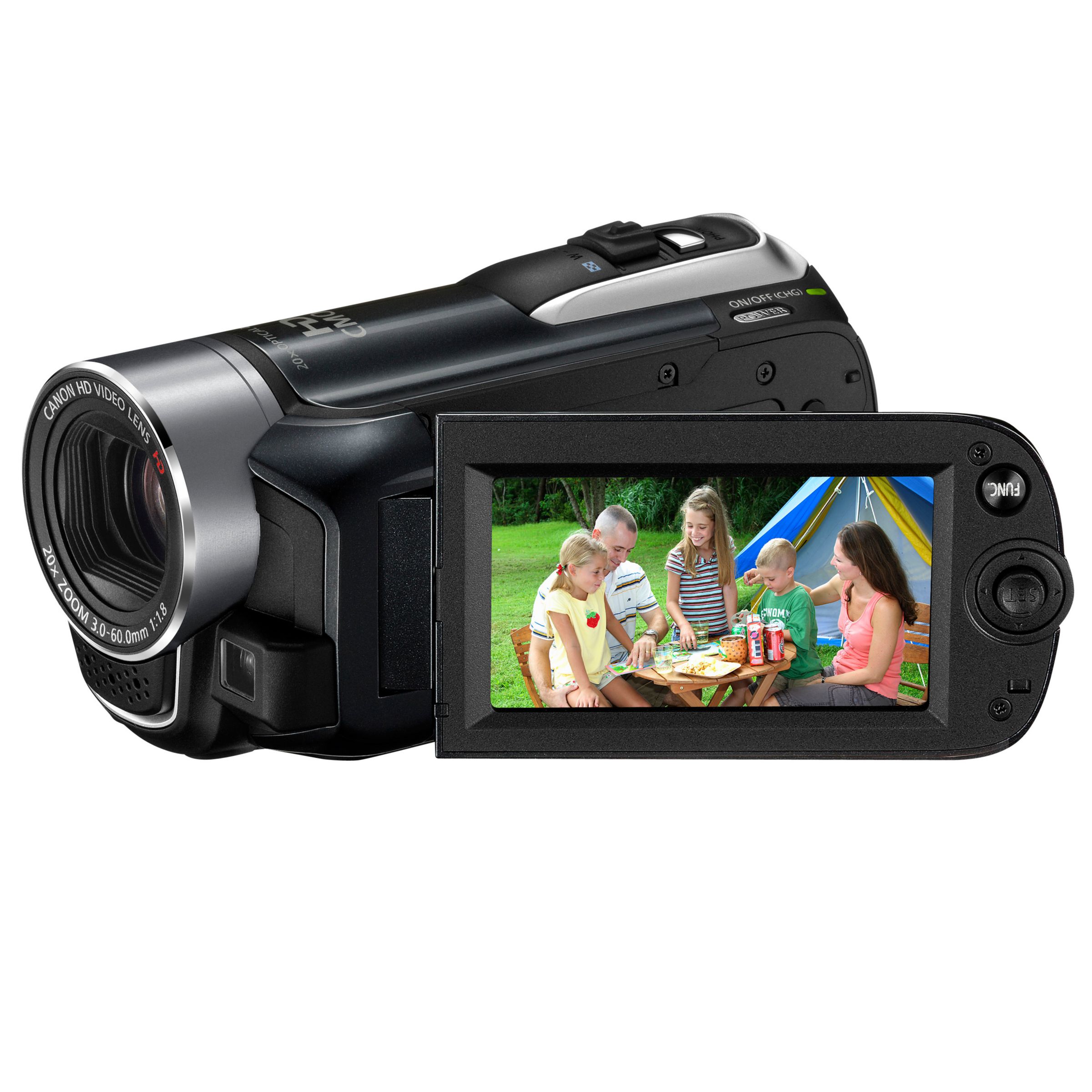 Canon HF R16 8GB Flash Drive SD Camcorder, Black