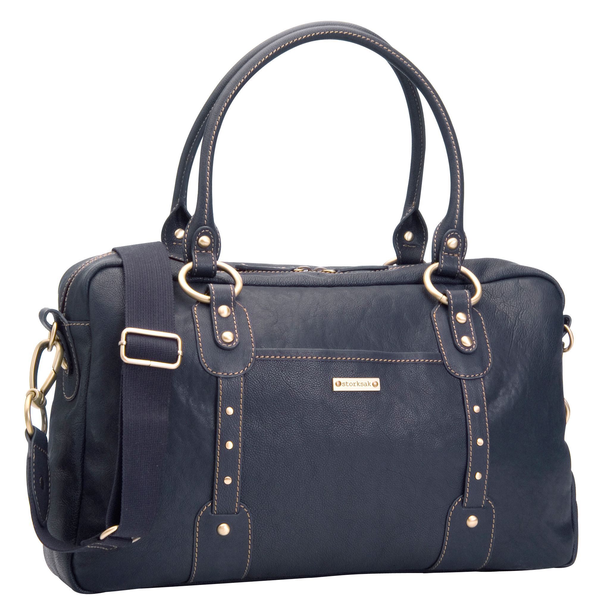 Storksak Elizabeth Changing Bag, Navy Blue at John Lewis