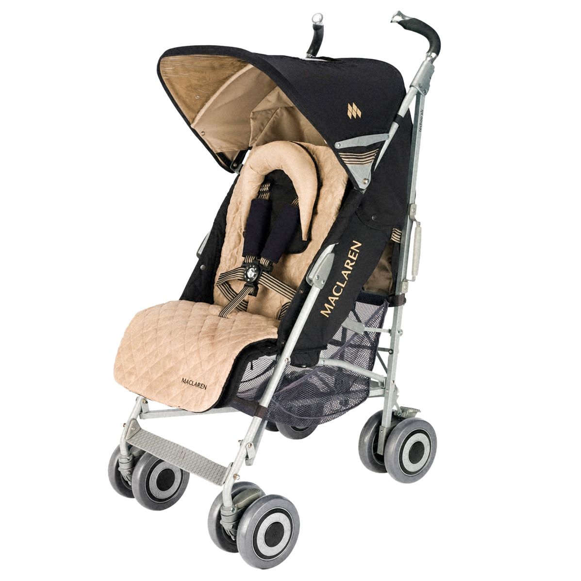 Maclaren Techno XLR Pushchair, Black/Champagne at John Lewis