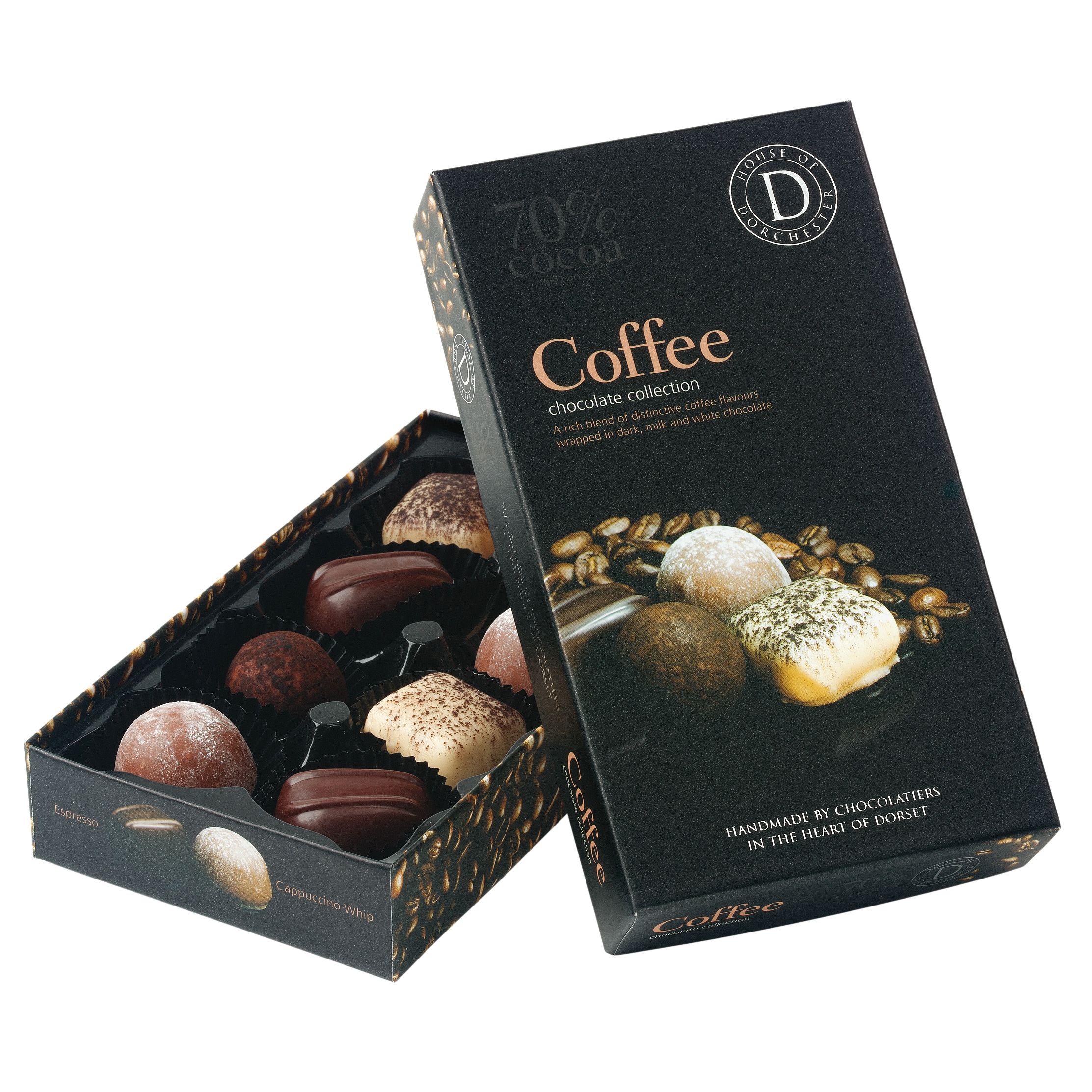 House of Dorchester Connoisseur Coffee Collection Chocolates 100g
