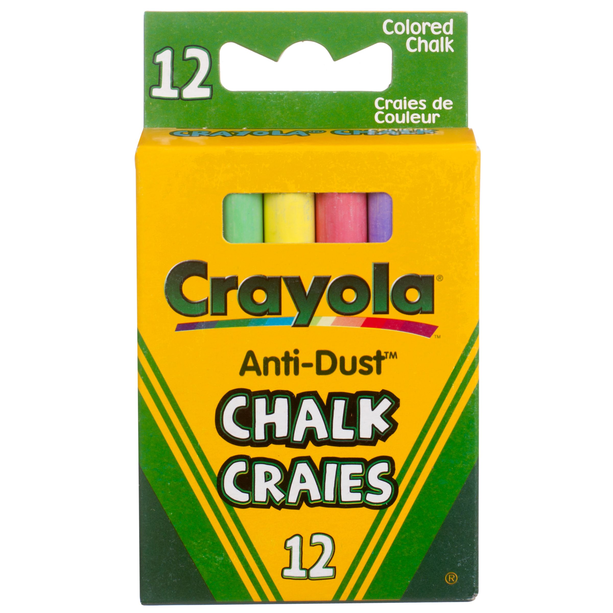 Crayola Colour Chalks, Pack of 12