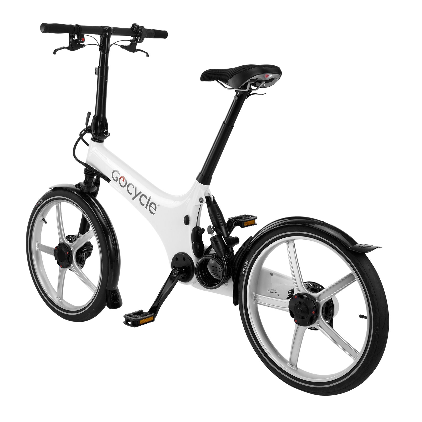 Gocycle Electric Bicycle, White at John Lewis