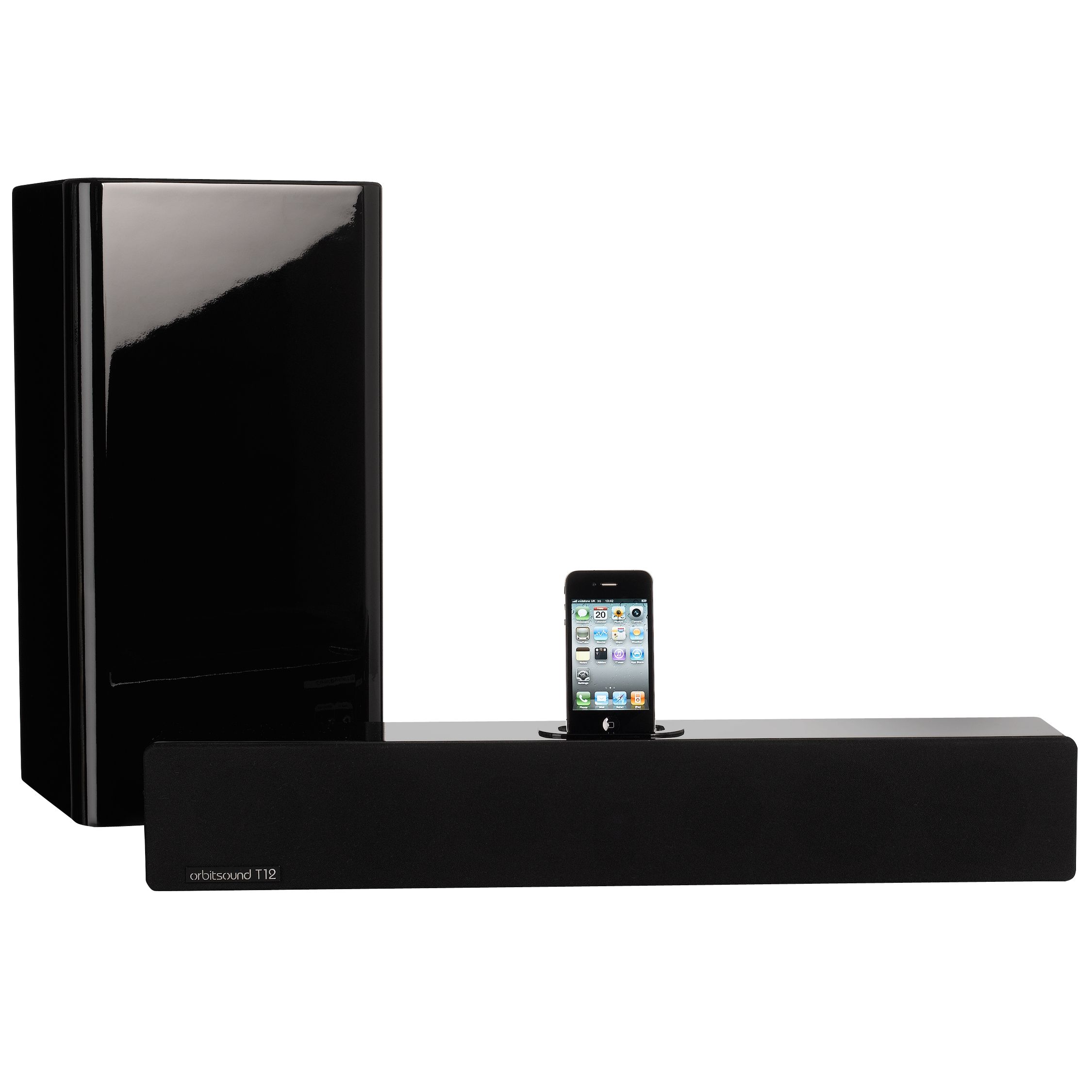 Orbitsound T12 2G iPod Dock/Home Cinema Sound Bar at John Lewis