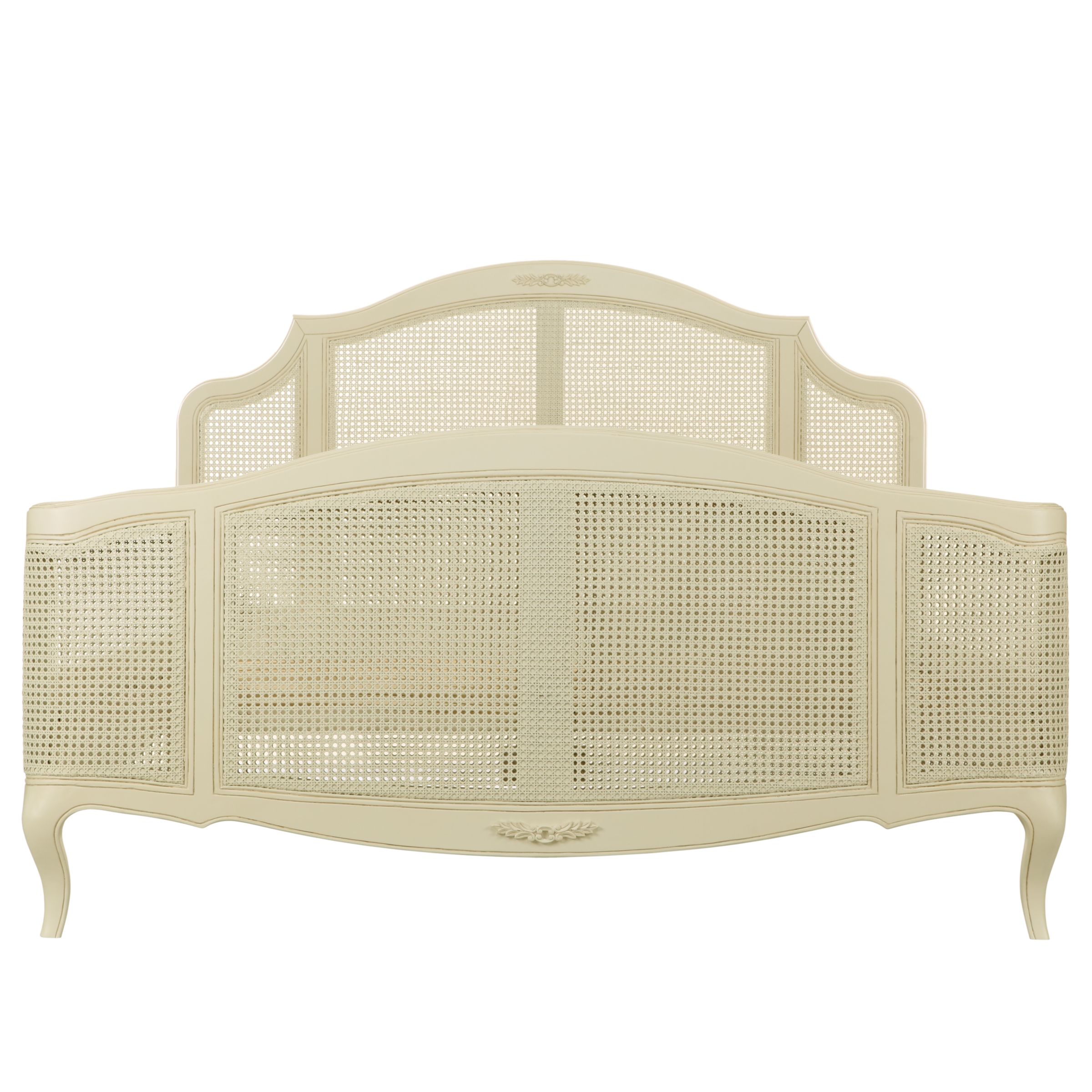 John Lewis Sophia Bedstead, Ivory, Super Kingsize at John Lewis