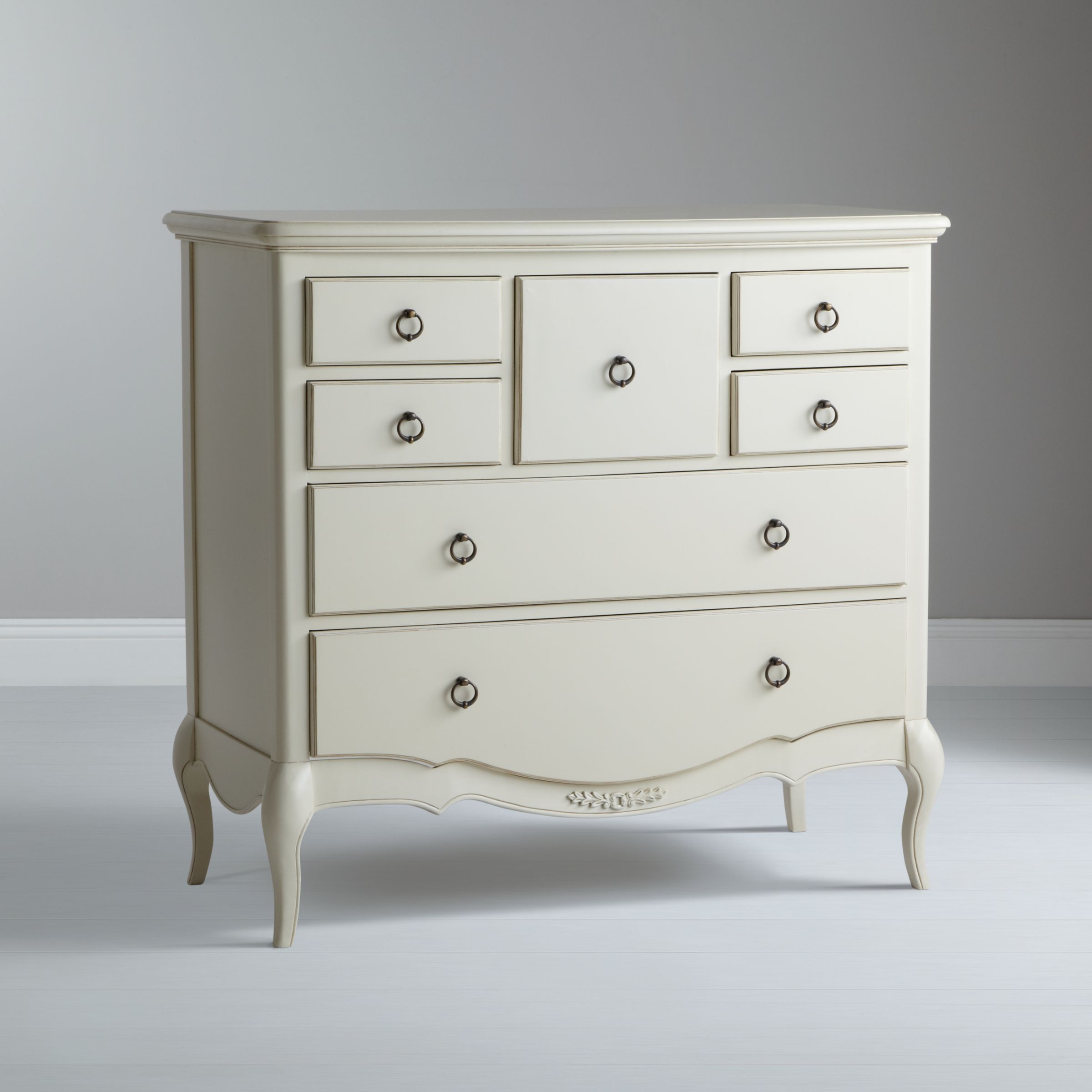 John Lewis Sophia 7 Drawer Chest, Ivory