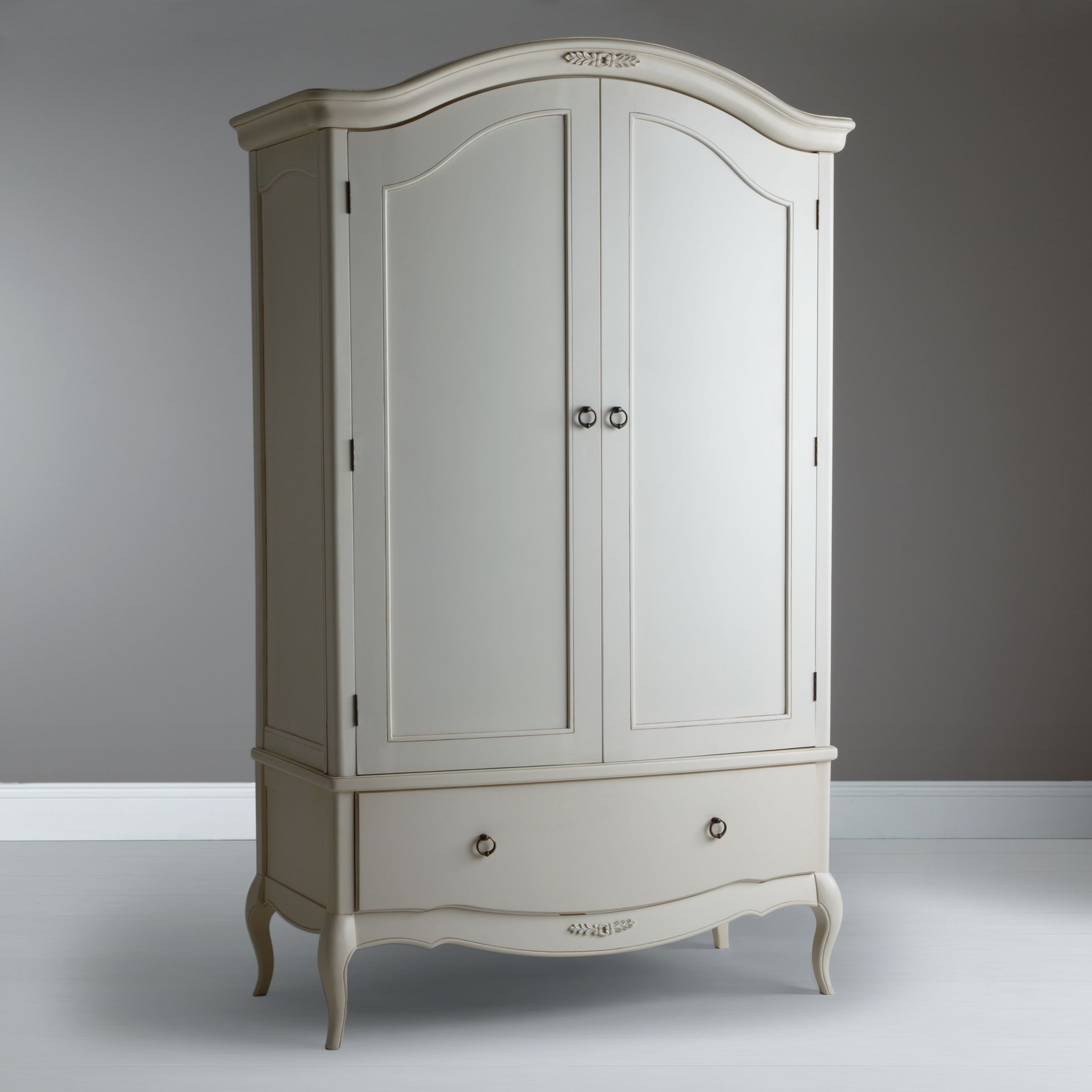 Sophia 2 Door Wardrobe, Ivory