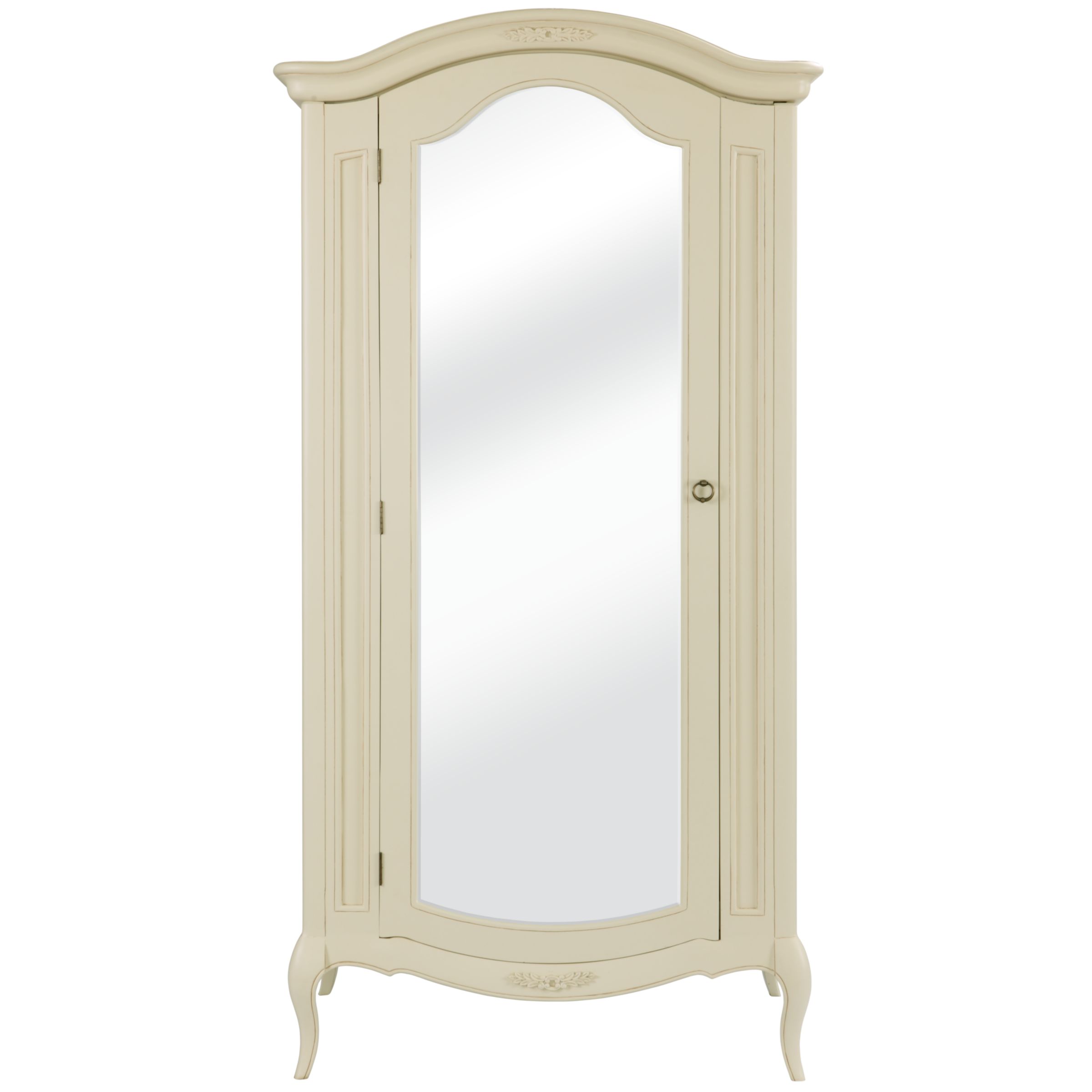 Sophia 1 Door Wardrobe, Ivory