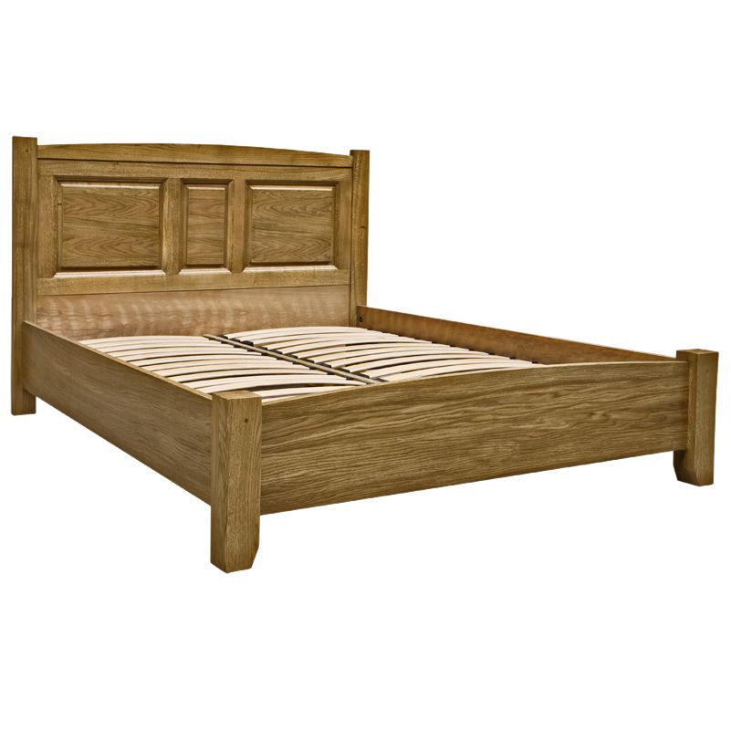 John Lewis Ardennes Low End Bedstead, Kingsize, Cognac at John Lewis