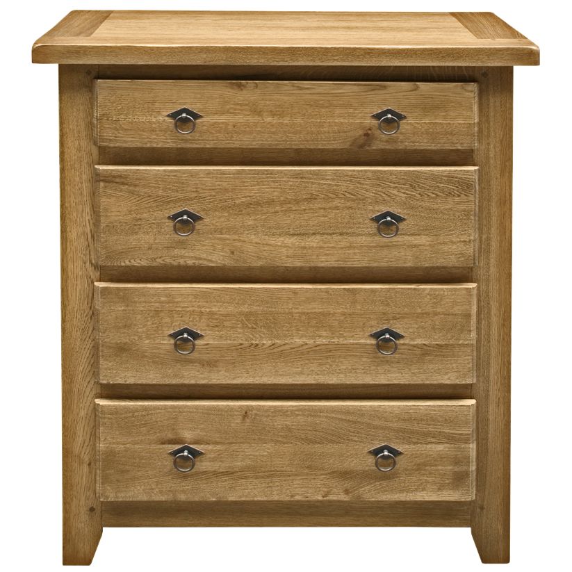 John Lewis Ardennes 4 Drawer Chest, Cognac at John Lewis