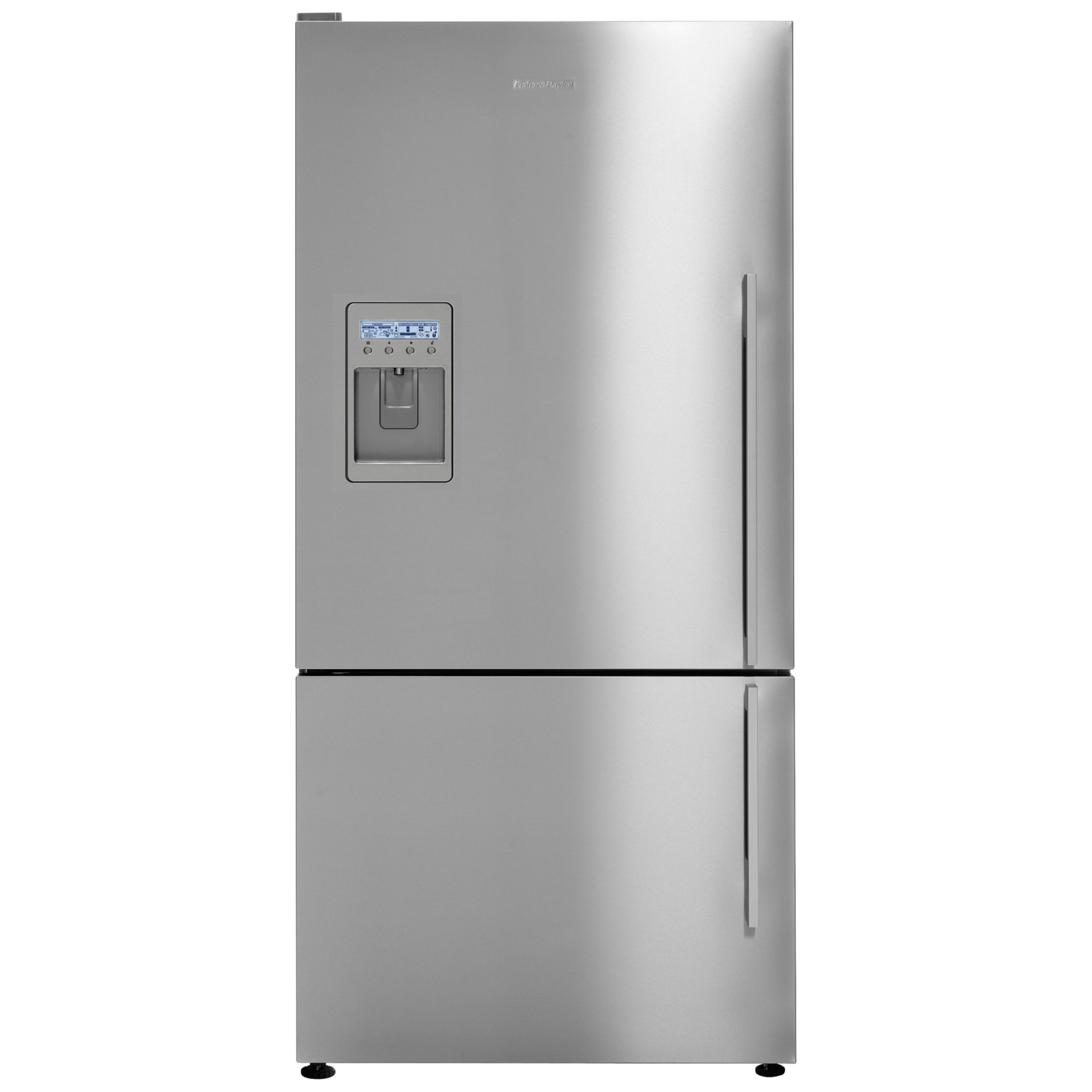 Fisher & Paykel E522BLXFDU Icon Fridge Freezer, Stainless Steel at John Lewis