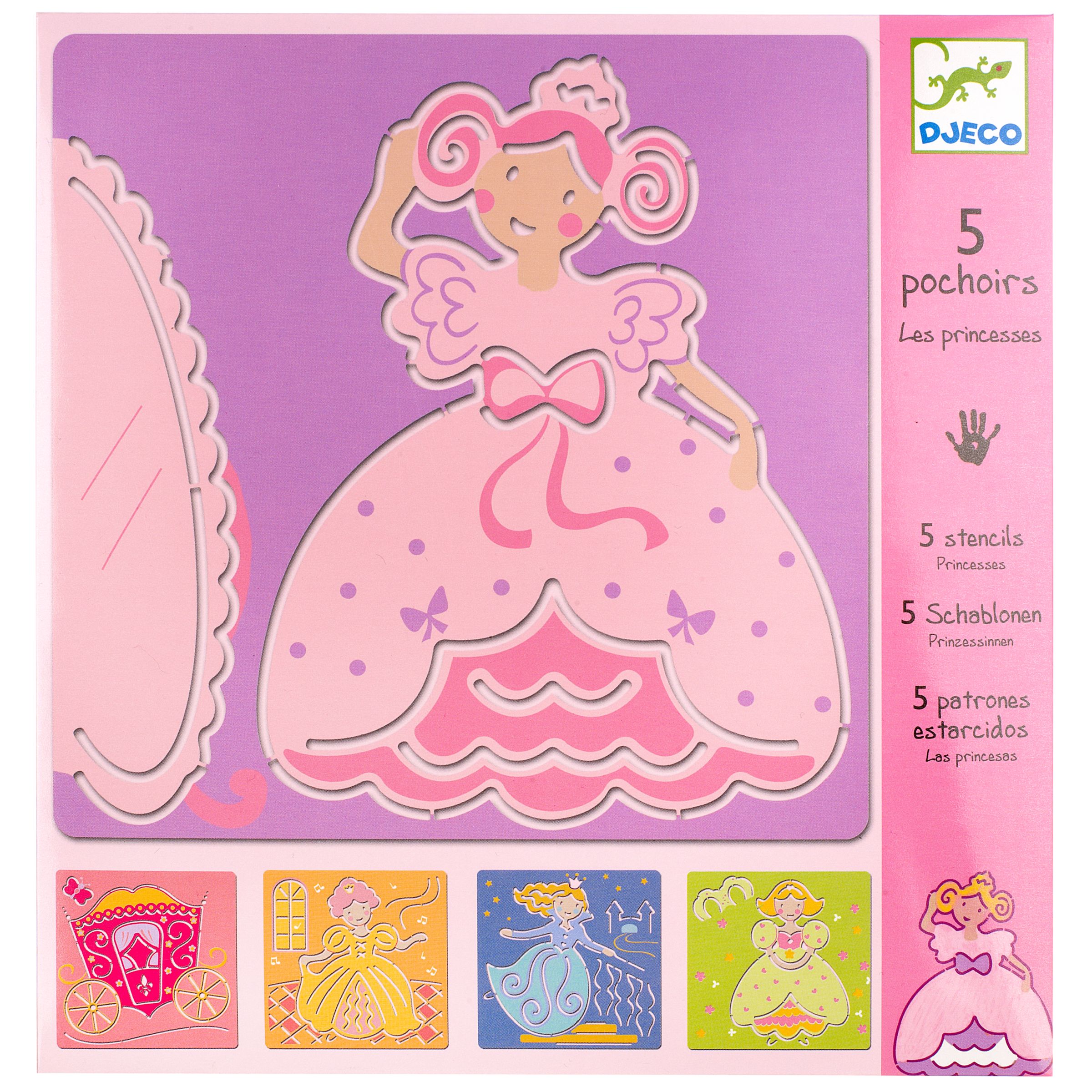 Djeco Princess Stencils