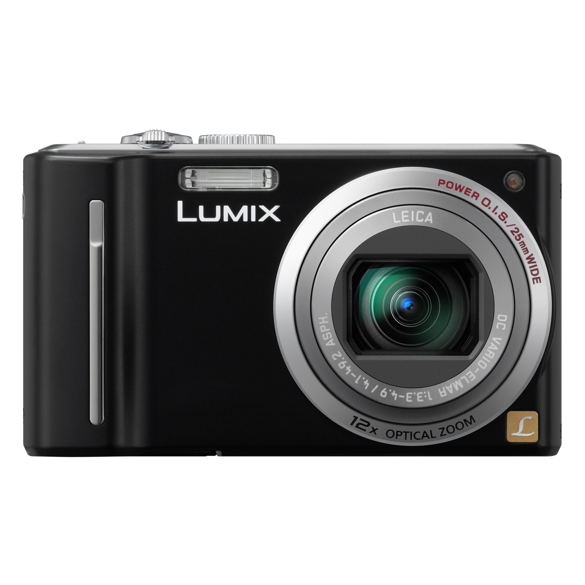 Panasonic Lumix DMC-TZ8EB-K Digital Camera, Black at John Lewis