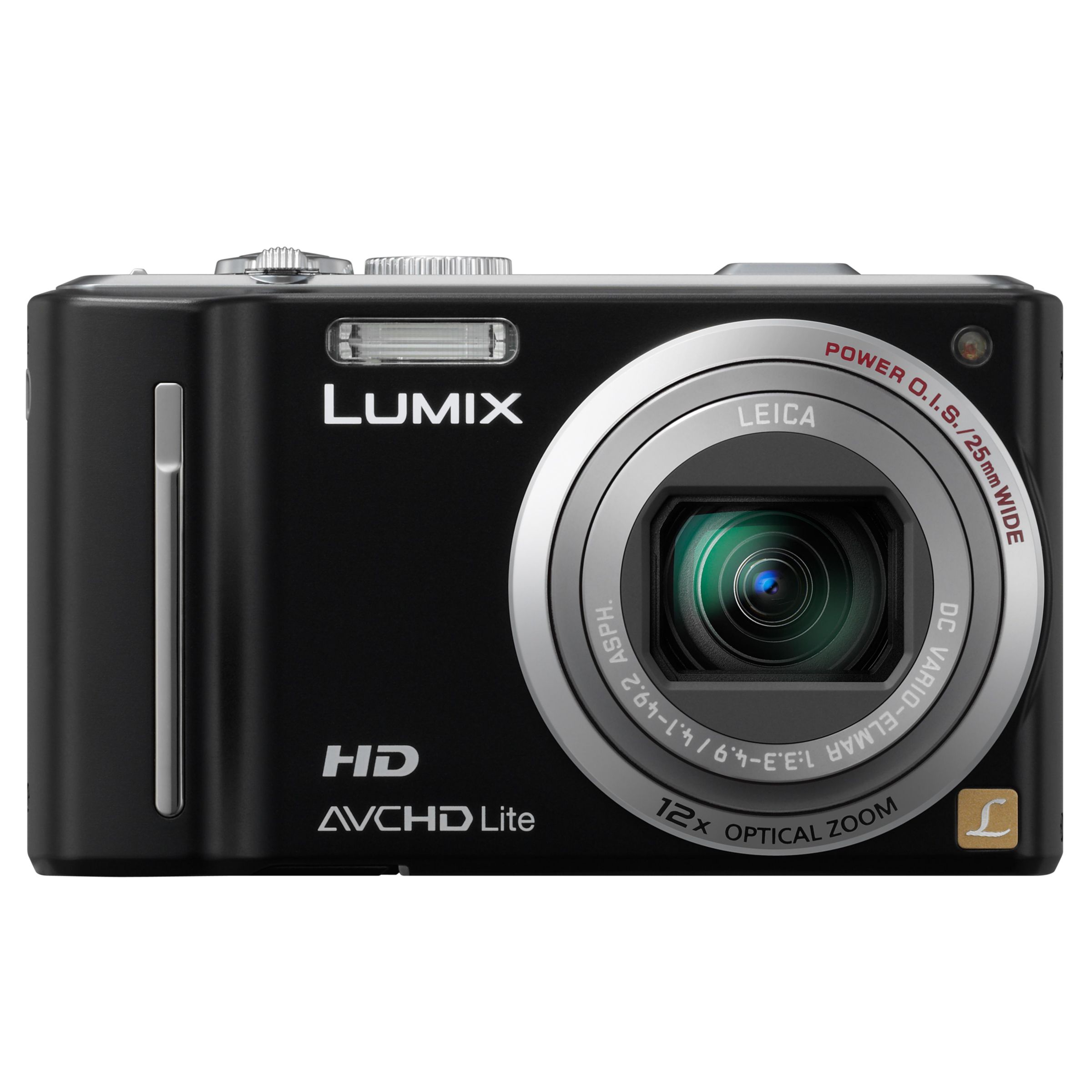 Panasonic Lumix DMC-TZ10EB-K Digital Camera, Black at John Lewis