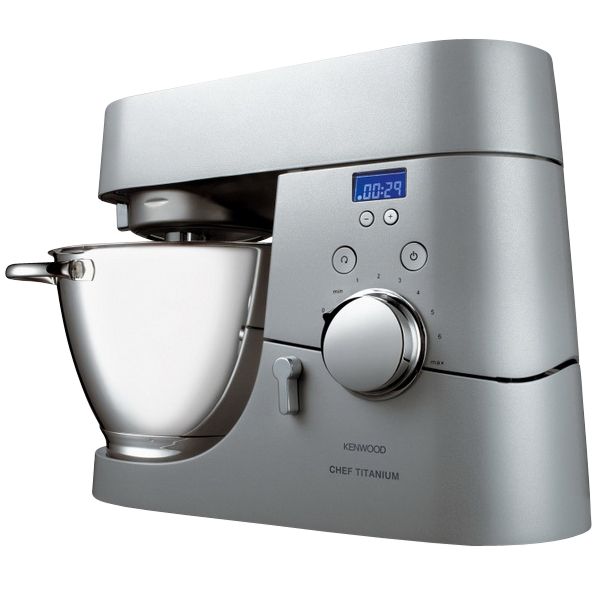 Kenwood KM030 Timer Chef Mixer, Titanium at John Lewis