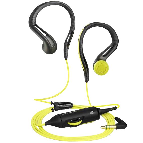 Sennheiser Adidas OMX680 Sports Around-Ear Headphones, Yellow