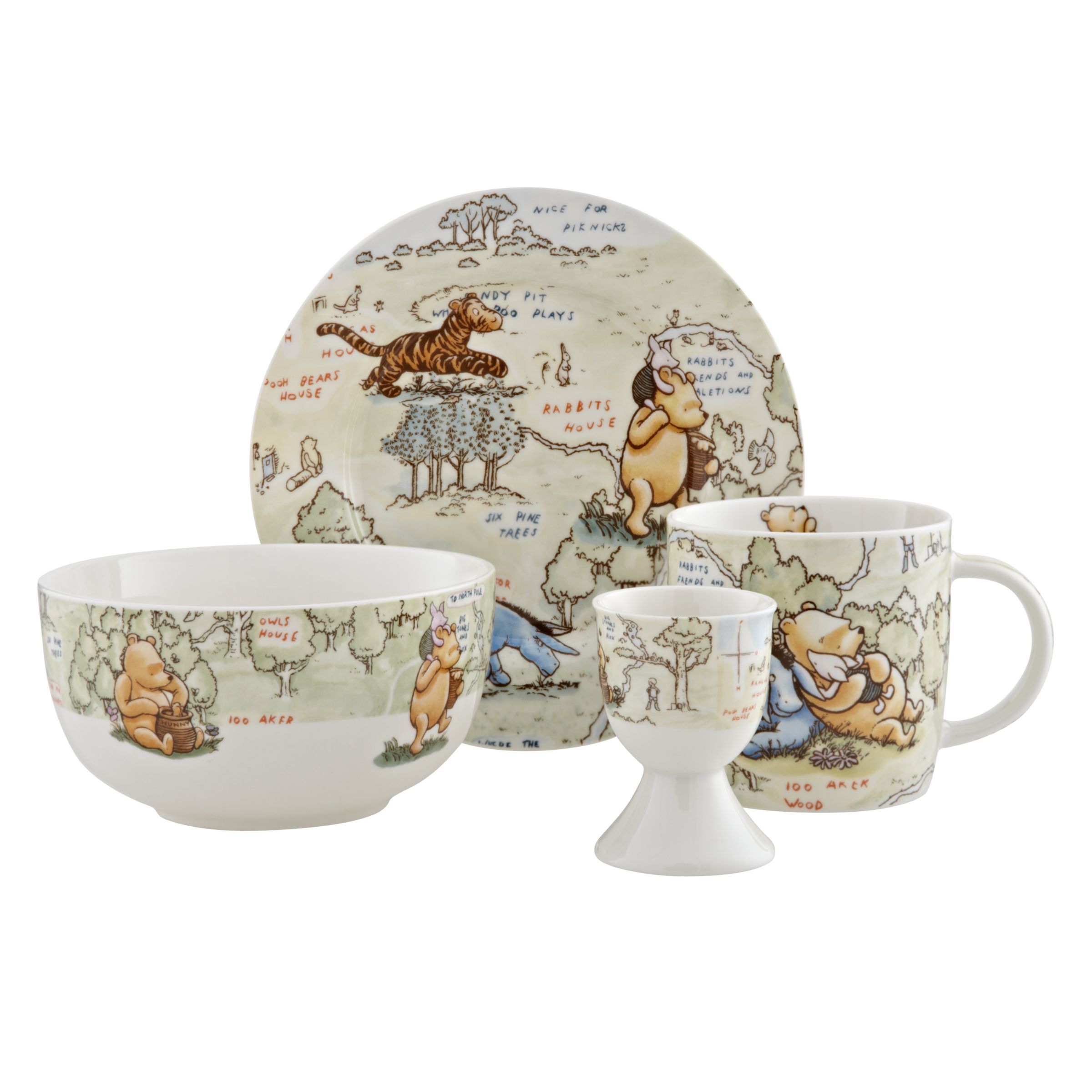 100 Acre Wood Breakfast Set