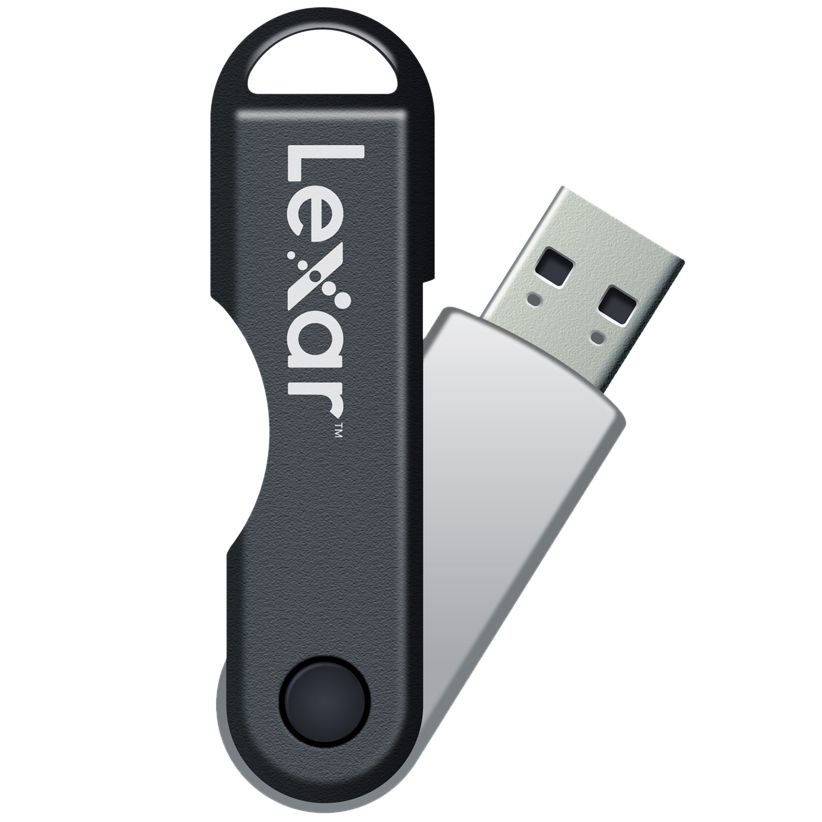 Lexar JumpDrive TwistTurn USB Flash Drive, 32GB