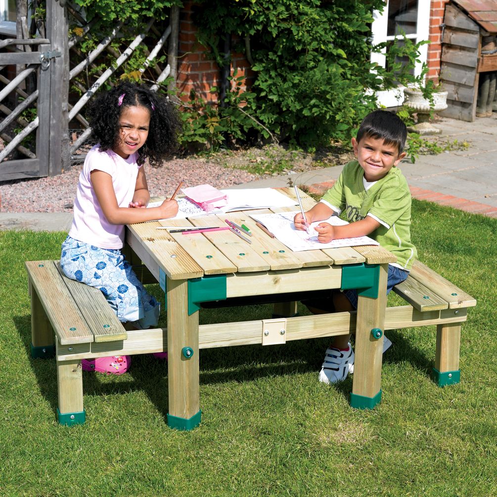 TP Forest Deluxe Picnic Table Sandpit with Cover