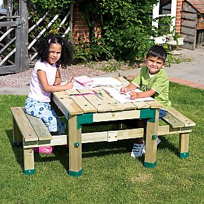 TP Forest Deluxe Picnic Table Sandpit with Cover