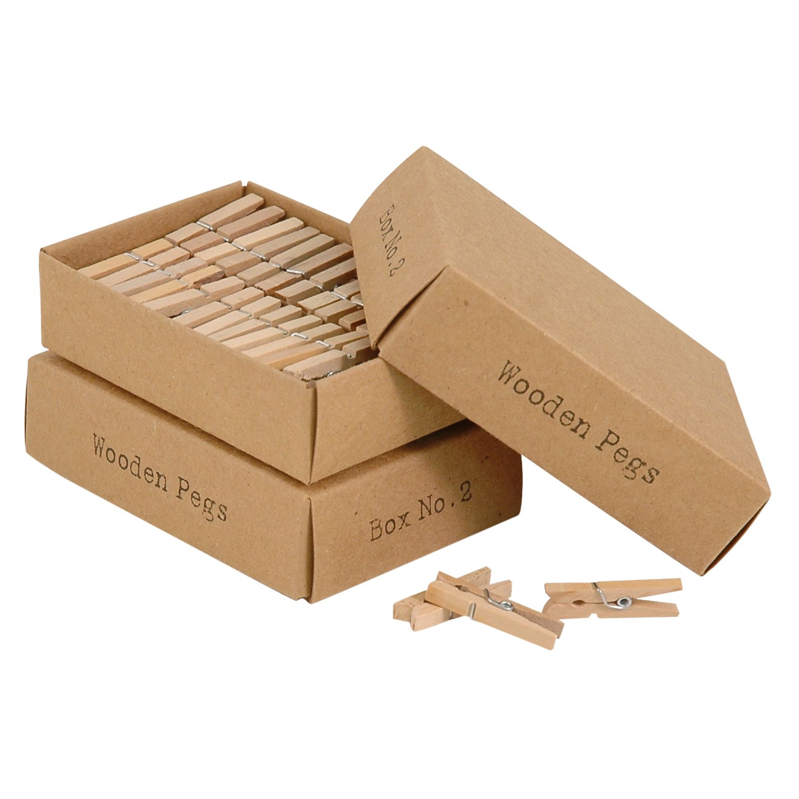East of India Wooden Pegs