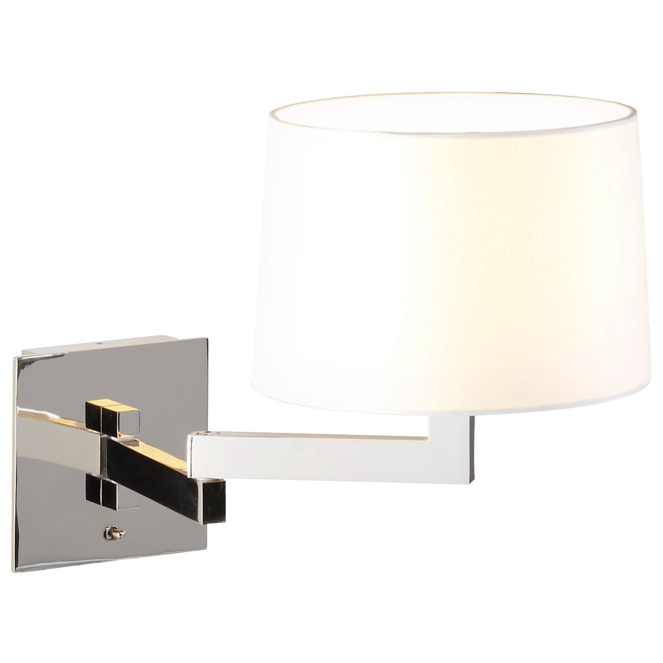 John Lewis Momo Wall Light, White