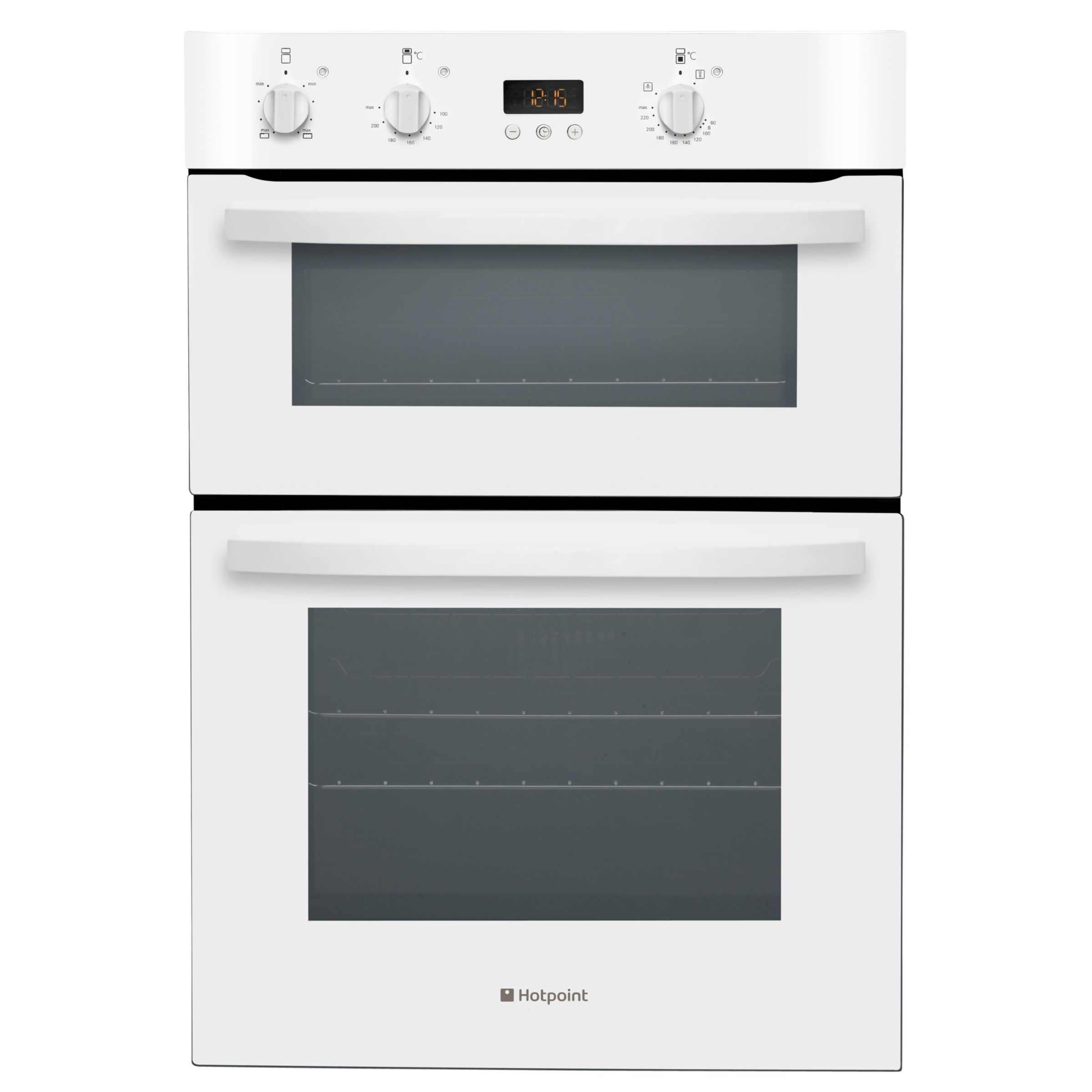 Hotpoint DH53W Double Electric Oven, White at John Lewis