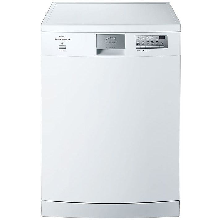 AEG F87000P Dishwasher, White at John Lewis