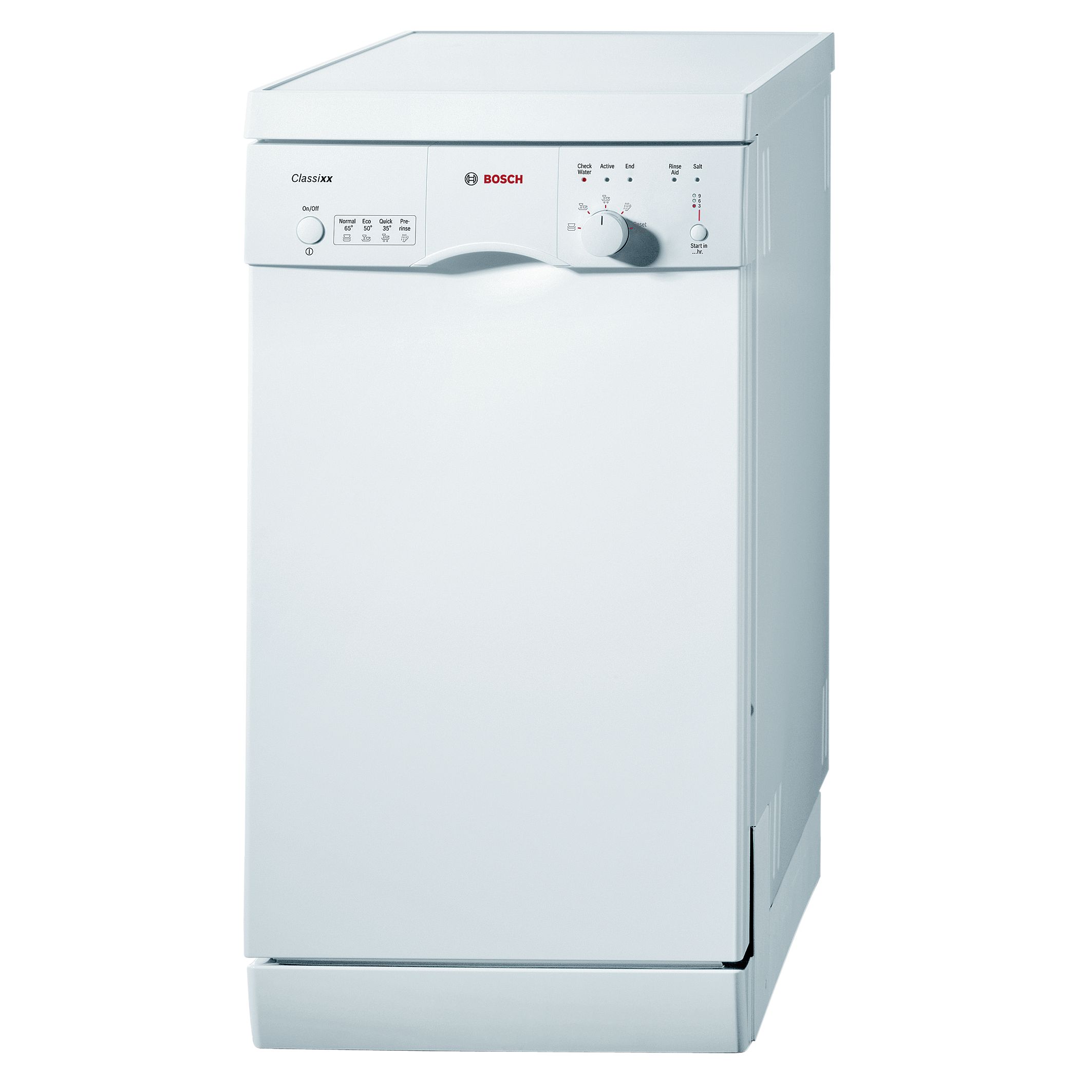 Bosch Classixx SRS43C32GB Slimline Dishwasher, White at JohnLewis