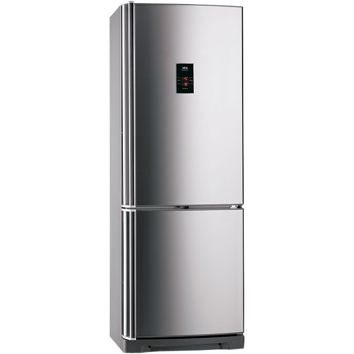 AEG S75448KG Fridge Freezer, Stainless Steel at JohnLewis