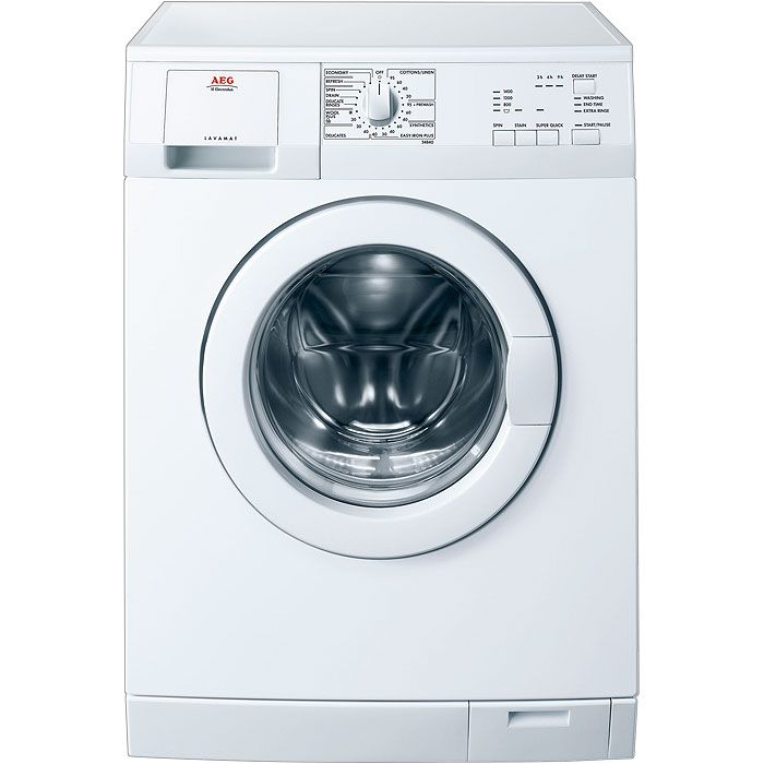 AEG L54840 Washing Machine, White at John Lewis