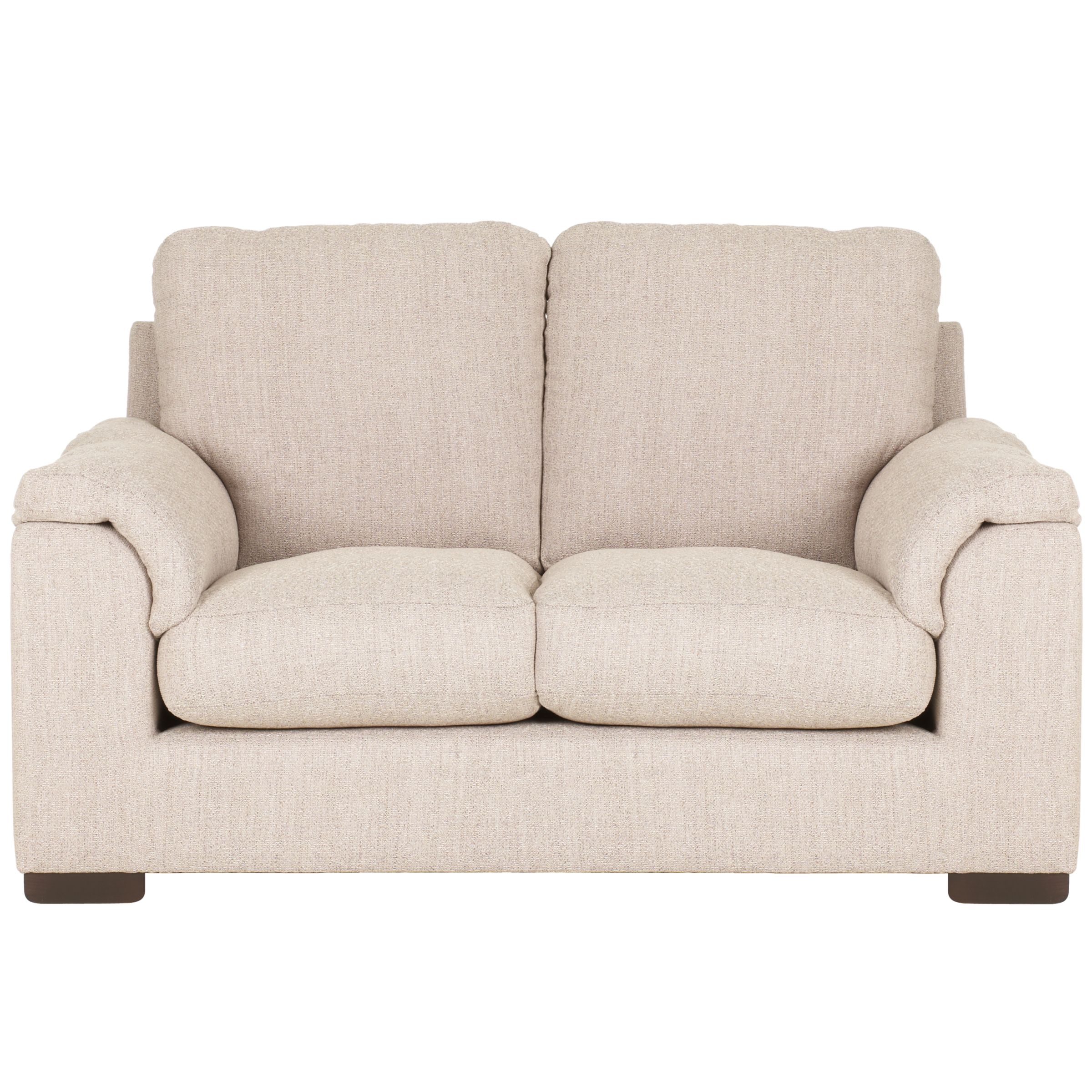 John Lewis Calabria Small Sofa, Alabaster Beige at John Lewis