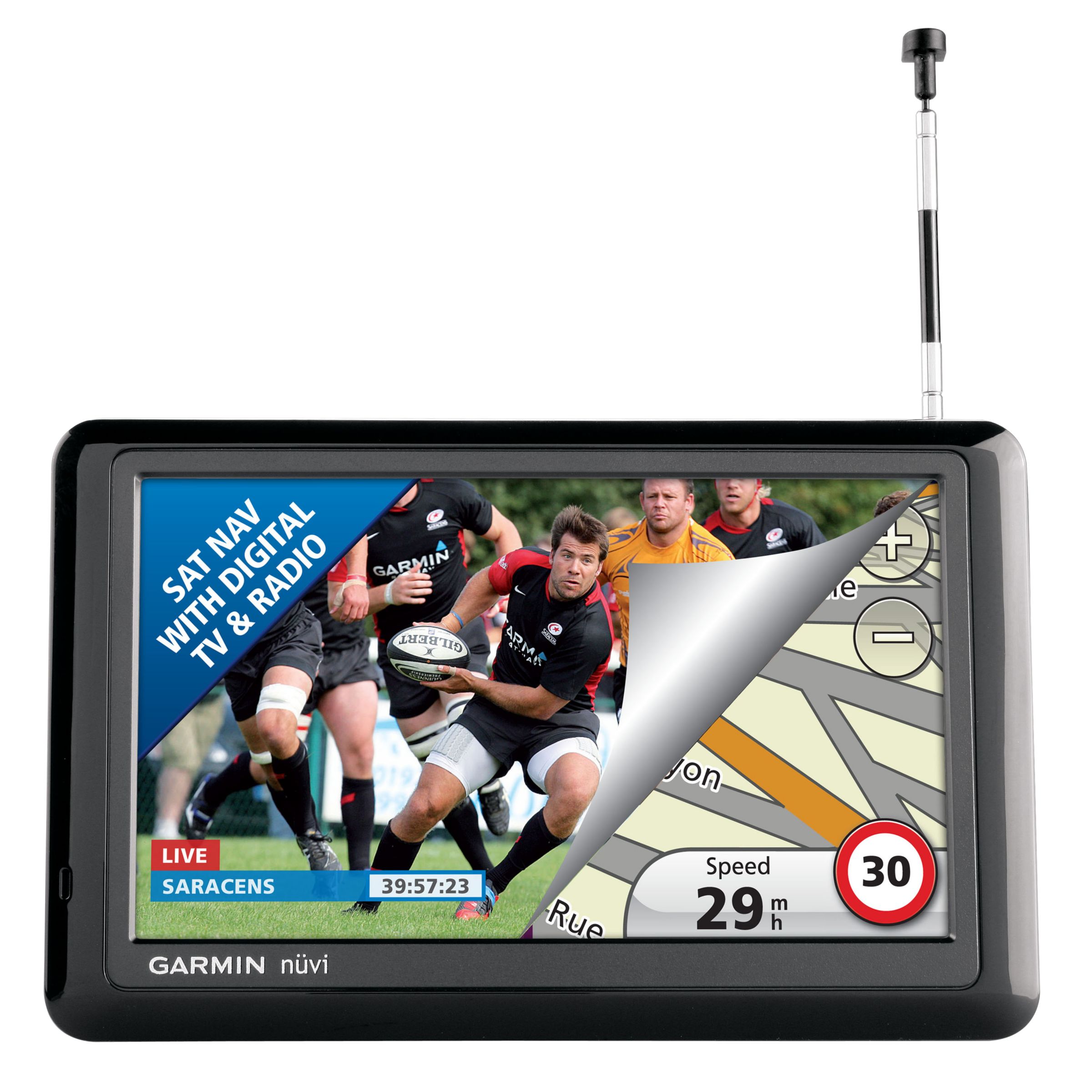 Garmin nüvi® 1490TV GPS Navigation System, Europe Maps at John Lewis