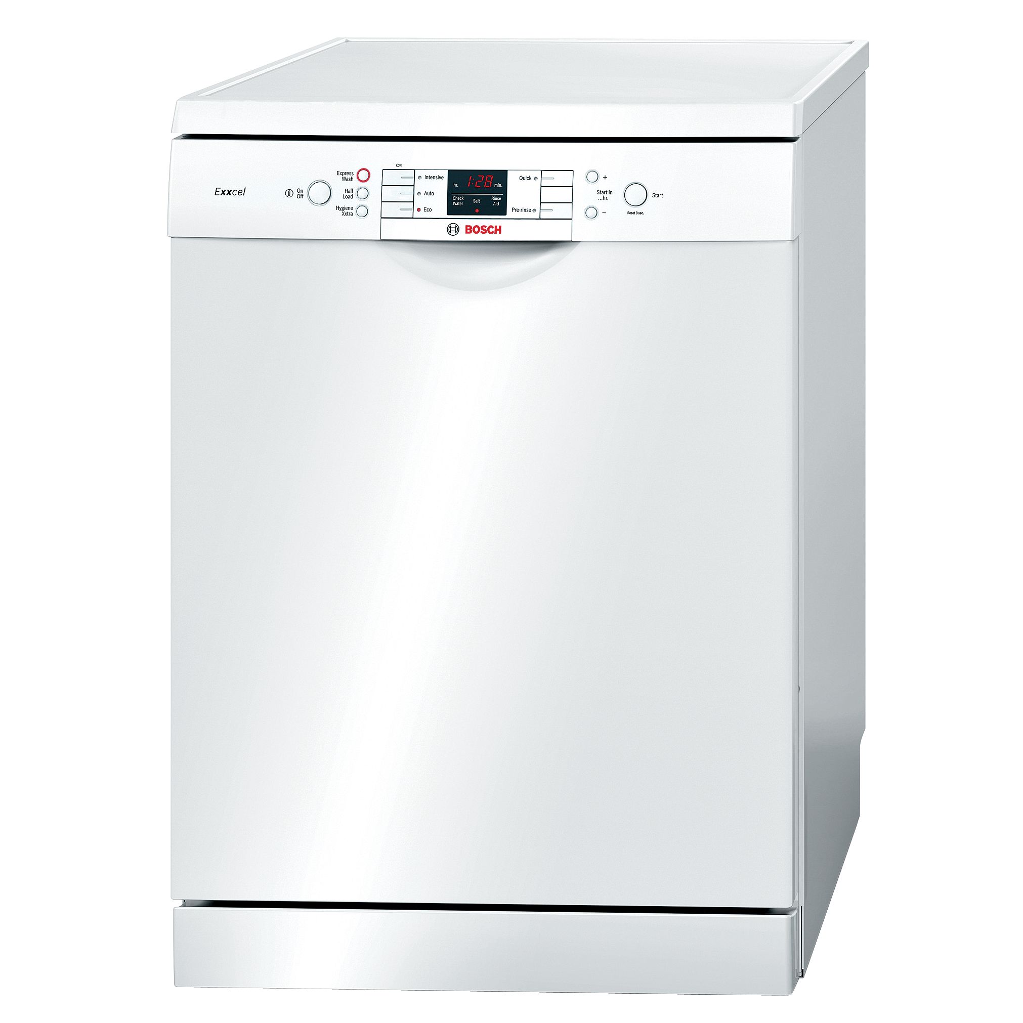 Bosch SMS53E12GB Dishwasher, White at John Lewis