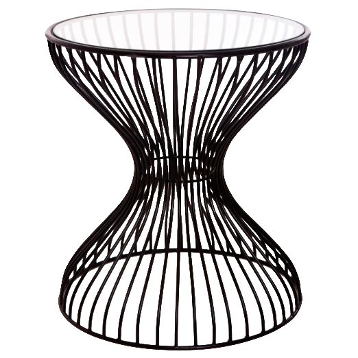 Content by Conran Curved Wire Side Table, Black at John Lewis